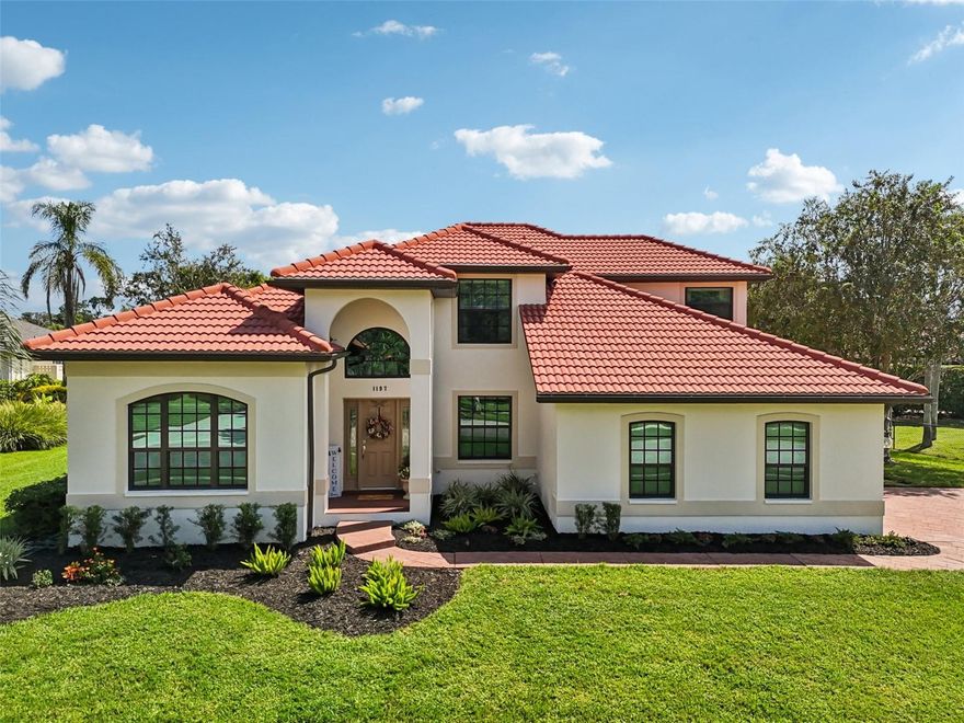 Under contract-accepting backup offers. One or more photo(s) has been virtually staged. Move right into your own slice of coastal paradise in the highly sought-after Sorrento Woods community in Nokomis, FL. A crown jewel, situated on nearly half an acre, has been meticulously maintained and thoughtfully upgraded throughout — offering the perfect blend of comfort and modern style. You are immediately captured by soaring ceilings and light-filled sightlines framed by two sets of expansive new hurricane-impact sliding glass doors, leading your eye to the newly resurfaced pool and expansive backyard — your private oasis for both relaxation and entertaining. Additional highlights include a convenient half bath for pool guests, and a large, covered lanai perfect for year-round entertaining.
The first-floor primary suite provides convenience and privacy, while two spacious bedrooms, a full bathroom, and a loft space are located upstairs. A dedicated office/flex room on the first floor overlooks a shimmering pond, ideal for remote work or quiet reflection.
Enjoy cooking in the chef-inspired kitchen, featuring stainless steel appliances, solid wood cabinetry, a large breakfast bar, and tranquil views of the pool. Throughout the home, you'll find new luxury vinyl plank flooring on the first level, tile in bathrooms, and plush carpeting upstairs, enhancing the home’s fresh and modern aesthetic.
The recently renovated primary ensuite is a true retreat, showcasing a brand-new soaking tub, dual vanities with new fixtures, modern lighting, and a modern tiled walk-in shower — turning everyday routines into spa-like experiences. 
Peace of mind comes with all-new hurricane-impact windows, new ductwork, updated electrical panel, blown-in insulation, and a 2023 AC system with UV light. Plus, fresh interior and exterior paint, new Hunter Douglas blinds, and more — this home is move-in ready and energy-efficient.
Sorrento Woods is a picturesque neighborhood of just over 200 single-family homes, renowned for its winding roads, private boat ramp with access to Shackett Creek, waterfront restaurants, Snake Island and the Gulf of Mexico. The community waterfront park features a fishing and boat dock, playground, picnic gazebo, and low HOA fee totaling $450 annually.

Just minutes from Nokomis Beach, Venice Beach, and the world-famous Siesta Key, as well as top-rated schools, I-75 access, Sarasota Memorial Hospital Venice, and the charming shops and restaurants of historic downtown Venice — this home offers an unbeatable coastal lifestyle in a coveted neighborhood.