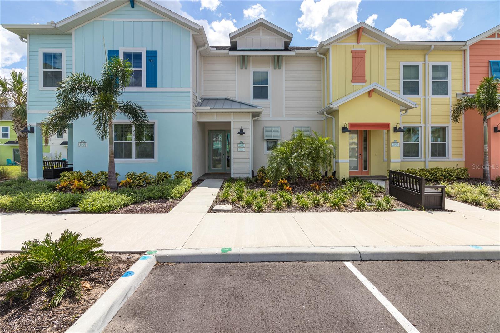 Welcome to 2960 On The Rocks - a FULLY FURNISHED 2 bedroom villa in one of Orlando’s most sought-after resort communities available for an immediate move in date! This home comes complete with designer furnishings including all the essentials—blinds, drapes, TVs, artwork, dishware, linens, and more. The open-concept layout is designed for modern living, with a large living area and a gourmet kitchen outfitted with premium Samsung appliances, including a full-size washer and dryer. Located in the heart of Margaritaville Resort, this property offers unbeatable flexibility. As a renter, you’ll have access to four resort pools, a hot tub, a spa, a fully equipped gym, restaurants, bars, shops, and live entertainment—all just moments from Disney Parks and Orlando’s top attractions. Come see it today!