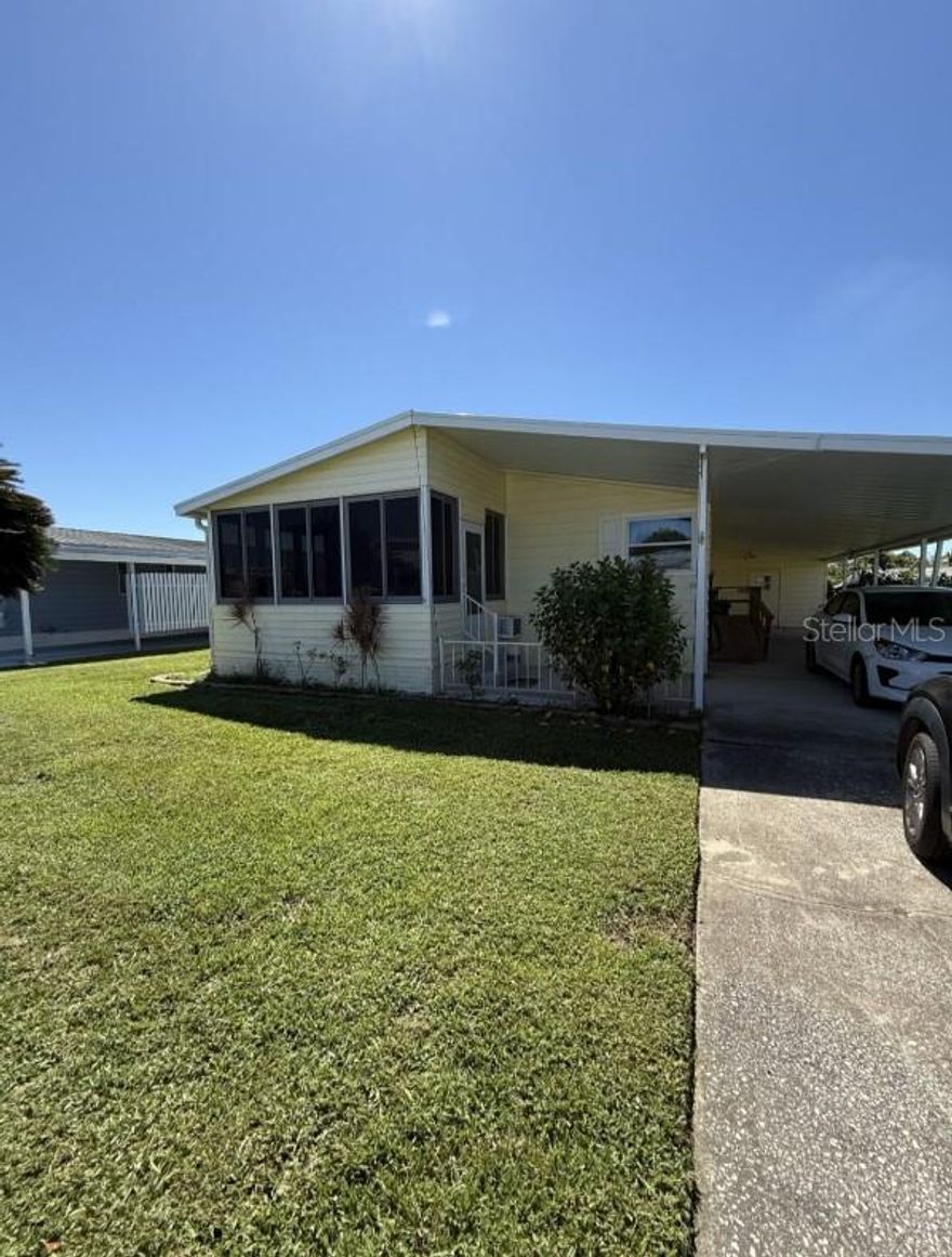This property boasts two spacious bedrooms with two full bathrooms, providing comfort and privacy for all. Spanning 1152 square feet, the open floor plan invites natural light to flood the space. Whether you're looking for a peaceful place to relax or a hub for your active lifestyle, this mobile home is the perfect blend of comfort and convenience. 55+ community with many amenities, including a clubhouse, heated pool & spa, sauna, fitness center, library, shuffleboard and bocce courts, pickleball, billiards a central lake with a gorgeous fountain, and a walking trail. Limited fishing is also allowed. The Social Club offers many activities to join including weekly bingo, coffee hour, scheduled breakfast & flea markets, crafts, cards, entertainment, and much more! Rent is $1,550/month, and the security deposit is $1,600. WE OFFER A SECURITY DEPOSIT ALTERNATIVE. The application fee is only $80/adult. In addition to the advertised base rent, all Lakeland Homes and Realty tenants are enrolled in the Resident Benefits Package (RBP) for $50/month (ex.: $1550 (base rent) + $50 (RBP) = $1600 total monthly charge), which includes HVAC air filter delivery to your door (for applicable properties), credit building to help boost your credit score with timely rent payments, $1M Identity Protection, $100K Personal Property Insurance, utility concierge service to make your move-in less stressful, our resident rewards program, and much more! More details upon application.