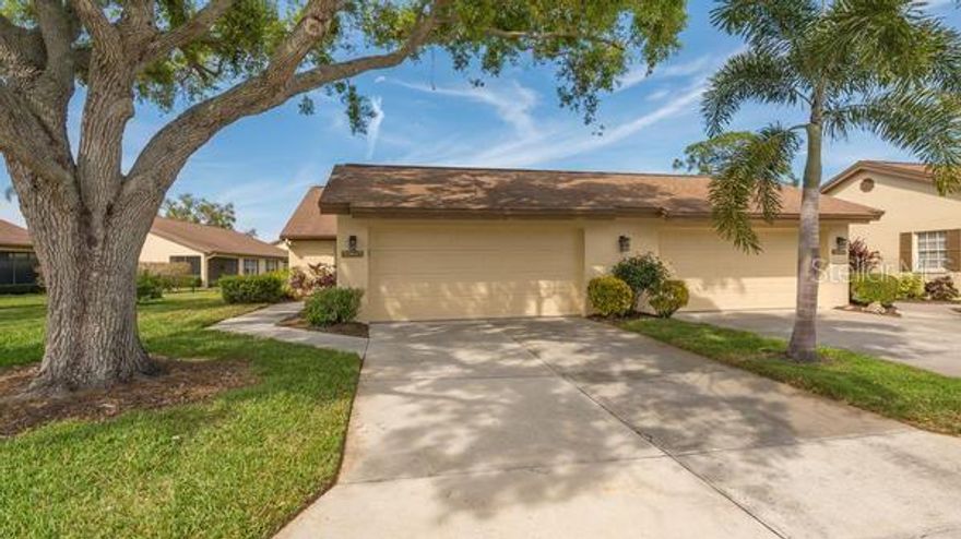 Nice quite community in Palm Aire at Woodlake Villas. This villa is bright with vaulted ceilings, nice atrium with plantings that greets you as you enter into the unit with so much natural lighting. The living room / formal dinning area has engineered wood flooring and a breakfast bar opening that views into the kitchen area. The guest bedroom is setup as an office with a queen pullout couch for sleeping quarters. The master bedroom has 2 twin beds that are easily converted to a king bed if needed. The master views out onto a green belt with views of the community heated pool. This unit has an enclosed lanai with sliding glass doors with screens that opens out onto a brick paver open porch for bird watching and sunning. Palm Aire is a wonderful walking community and close to lots of great features to enjoy. The UTC Mall is minutes away were you can enjoy lots of dinning options. This is an off season rental only from May 1 to Dec 31. This community is a 3 month minimum.