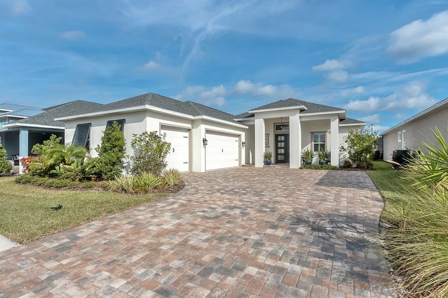 You will not believe your eyes when you enter this one of a kind masterpiece. As you walk up to the custom made front doors you know that there is something very special waiting for you just on the other side of them. Once the door opens you are instantly taken back by the ceiling to floor wall to wall captivating views of the lake and golf course. I have sold a lot of homes in Venetian Bay and never have I seen one with this unique design to capture all your interests. The home offers so many upgrades I will name just a few, wall to wall porcelain wood look tile (no carpet), level 5 quartz with custom cabinets and top of the line Bosch stainless appliances, plantation shutters, remote controlled shades, Bahama style shutters on garage, built in custom closets, custom brick stone backsplash, reinforced trusses over garage for true storage area and so much more. This large open floor plan allows for inside and outside entertainment. The HOA is gated and also maintains the landscaping and mowing of the lawns for a free lifestyle of living. All information is intended to be accurate but is not guaranteed. ;Water: City