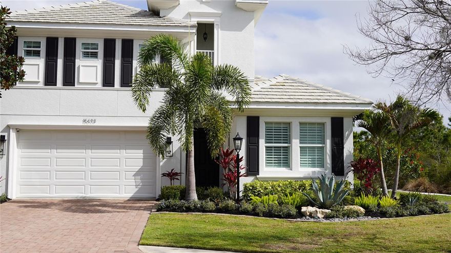 Better than brand new, this beautifully remodeled 4-bedroom, 3-bath pool and spa home sits on a quiet cul-de-sac with tranquil water views, backing to a preserve and walking trail  to the right, in the sought-after Hazeltine neighborhood of Lakewood Ranch Country Club East. Low HOA fees  are associated with this home--which is unique in this upscale country club community. Key features are the perfect floor plan, cul de sac location with a preserve to the side, newer salt-water heated pool and hot tub with panoramic cage and designer lighting, modern smart technology, top quality hurricane glass windows and doors. 

****This meticulously maintained two-story home offers an exceptional floor plan designed for both comfort and privacy. The primary suite, guest bedroom, and a spacious den are conveniently located on the main level, creating the perfect setup for everyday living. Upstairs you’ll find two additional large bedrooms, ideal for guests or family.

****The chef’s kitchen is a standout feature with double ovens, a gas cooktop, and a large granite island, perfect for entertaining. The spa-inspired primary bathroom features a soaking tub, walk-in shower, and elegant finishes for a true retreat experience. Step outside to your private lanai with pool and spa, where peaceful water and preserve views create a relaxing Florida oasis.

****Residents enjoy access to The Retreat AND The Residences at Lakewood Ranch Golf & Country Club, featuring a members-only heated pools, cabanas, barbecue deck, volleyball court, and elegant gathering spaces.

****Located within Lakewood Ranch Golf & Country Club, a non-mandatory membership club, residents have the opportunity to enjoy 72 holes of championship golf, 20 tennis courts, 8 pickleball courts, a fitness center, and resort-style amenities.

****Experience luxury Florida living at its finest. Call today for a video walkthrough or private showing.