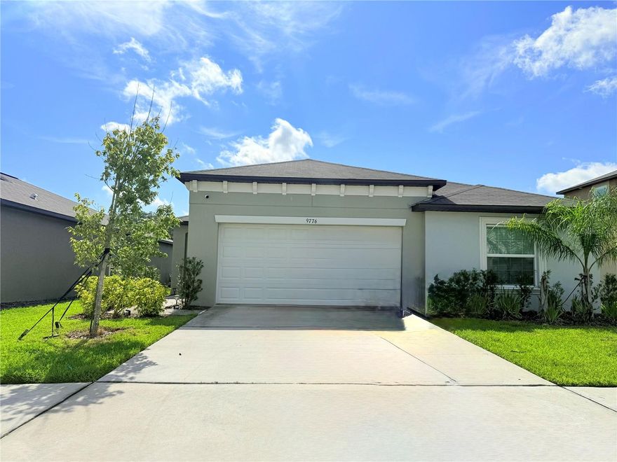 This is a single story spacious home has 4 bedrooms, 2 bathrooms with an open floor plan to an inviting nook with shared access to the kitchen and family room, ideal for seamless modern living, a 2-car garage located in the HIGHLY SOUGHT CRYSTAL LAGOON COMMUNITY OF EPPERSON RANCH! This home features all full range of Stainless appliances, granite Island in the center of the kitchen that provides wide open space the Family room with sliding glass doors leading to back Yard. The Master Suite along with one full bathroom. The master bedroom is HUGE, with walk-in closet and walk-in master shower. Best of ALL... wait until you experience the one-of-a-kind Crystal Lagoon, as living in the Epperson Ranch Crystal Lagoon community makes you feel like you are on vacation every day! 

You will have free access to Florida first residential lagoon with 7.5 acres of FUN! There are areas for swimming, relaxing and weekly activities such as Pilates, yoga, free kayaking sessions, karaoke, movie nights and miles of paths and trails for cycling, walking or riding along in your golf cart. This home has it all with easy access to I-75, you can be in downtown Tampa, the Gulf beaches or Orlando in just a short drive from your doorstep. Premium Outlets as well as the Shops at the Grove are both just about 10-15 minutes away. Call today for a private showing