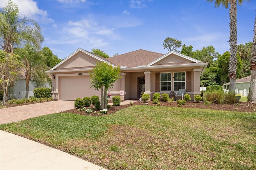 You've found THE ONE! This beautiful, well maintained 4 bedroom, 3 bath residence is in move-in condition. As you enter, the foyer gives way to an open floorplan. The eat-in kitchen boasts Stainless Steel appliances, a center island, ample cabinets topped with crown molding, and elegant granite counter tops. The 1877 sq. ft. home features a split bedroom floorplan, tile, carpet and vinyl flooring, spacious bedrooms, tray ceilings, and 3 FULL BATHS! A large owner's suite provides a private relaxation zone, and the home also features a second bedroom with its own en-suite bath. A large screened porch overlooks an expansive fenced yard - perfect for tranquil times sipping your morning coffee. This centrally located residence features beautiful landscaping, a paver driveway, and two car garage. Amenities include a community pool, Tennis courts, children's playground, and a community center. This home has it all! To see it is to fall in love. Don't wait or it will be gone!