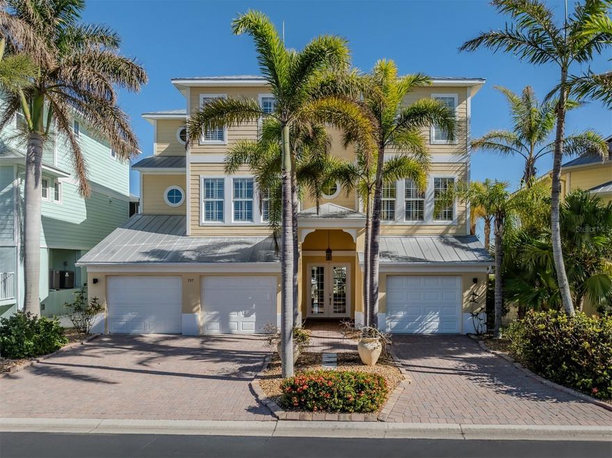 Welcome to 737 Shakett Creek Drive: Coastal Elegance Redefined. This residence is tastefully and beautifully furnished, offering a truly TURNKEY EXPERIENCE for those eager to begin enjoying their new coastal lifestyle immediately.

With Key West–inspired charm and its own unique personality, this waterfront estate in gated Shakett Creek Pointe offers an exceptional boating lifestyle within an exclusive 24-home waterfront enclave.

This stunning residence offers 3 bedrooms, 3.5 bathrooms, and 3,372 square feet of refined coastal living. Thoughtfully curated details include expansive balconies and patios, elegant finishes, and large picture windows that fill the home with natural light while showcasing sweeping waterfront views.

The gourmet kitchen features upgraded GE Profile appliances, including a Professional Viking Stove – gas (propane), and is a focal point for entertaining, casual gatherings, and culinary delights. With an elevator servicing every level, from the garage to the third-floor retreat, you can navigate the home with total ease and convenience. The elegant great room is perfect for entertaining and is designed to maximize views and create a warm, inviting ambiance. The third floor boasts a beautiful owner’s retreat, featuring a serene spa-like bathroom, dual walk-in closets, and a private balcony offering the most spectacular views. All 3 bedrooms have their own en-suite, perfect for overnight guests. 

Outdoor living shines with a heated in-ground pool and spa inside the screened enclosure, offering peaceful views of Florida wildlife. While the pool area enjoys abundant sunshine, the home also provides a generous shaded space, perfect for entertaining or relaxing in comfort.

The 3-car split garage also includes a workshop. This home also boasts a desirable metal roof, impact glass windows, a nominal HOA fee and NO CDD charges. Situated in Nokomis, this prime location is minutes from downtown Venice, with easy access to Sarasota’s world-class restaurants, theaters, opera, ballet, farmers markets, and beaches. Proximity to I-75 ensures convenient travel, while top-rated schools and the esteemed Sarasota Memorial Hospital enhance the appeal. Your Key West-Inspired Masterpiece Awaits. Don’t miss this rare opportunity to own a slice of paradise. 

Enjoy the 3D-Walk Through and Aerial Video.