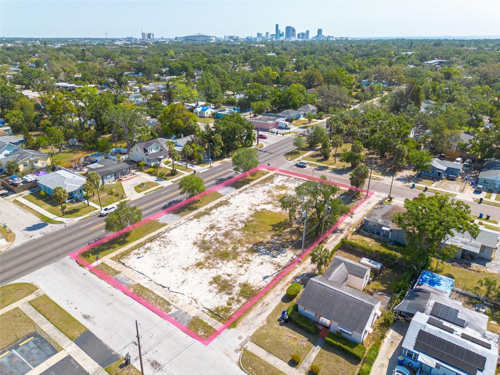 Exceptional development opportunity in the heart of St. Petersburg at 2830 18th Ave S. This 0.47-acre lot is zoned for by-right development, offering a prime canvas for a wide range of residential or mixed-use projects. Perfect for multi-family housing, townhome communities, or a variety of other permitted uses, the site benefits from flexible zoning that allows for single-family homes, accessory dwelling units (ADUs), professional offices, neighborhood-scale retail, service establishments, personal services, restaurants and bars (indoor), bed & breakfasts, assisted living facilities, and even mixed-use development. Located in a rapidly growing corridor with excellent access to transit, schools, and employment centers, this infill site presents a compelling opportunity for developers and investors alike. All permitted uses and development potential should be independently verified with the City of St. Petersburg Zoning department.
be independently verified with the City of St. Petersburg Zoning Department.