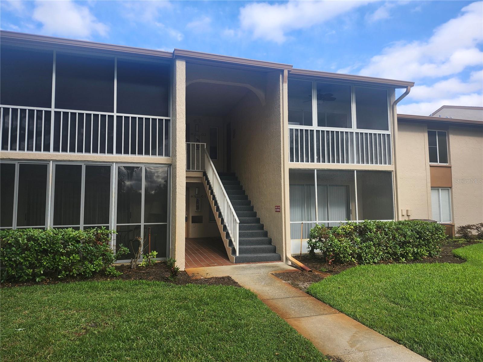 2/2 Condo 55 and over. LOW Maintenance Lifestyle. 2nd floor. (no one walking around overhead). New stainless kitchen appliances. Community Features: Approval Required, Clubhouse, Gated Community - No Guard, Golf Carts OK, Pool, Sidewalk, Tennis Court(s) Cable TV, Community Pool, Maintenance Exterior, Roof, pool table, Maintenance Grounds, Pest Control, Pool Maintenance, Private Road, Recreational Facilities, Sewer, Trash, Water. Nice view from private balcony. Close to Bayonet Point Regional Medical, shopping, restaurants, beaches, marinas and easy access to the Veterans Expressway to Tampa and Tampa International. Click on the map for this listing to see.