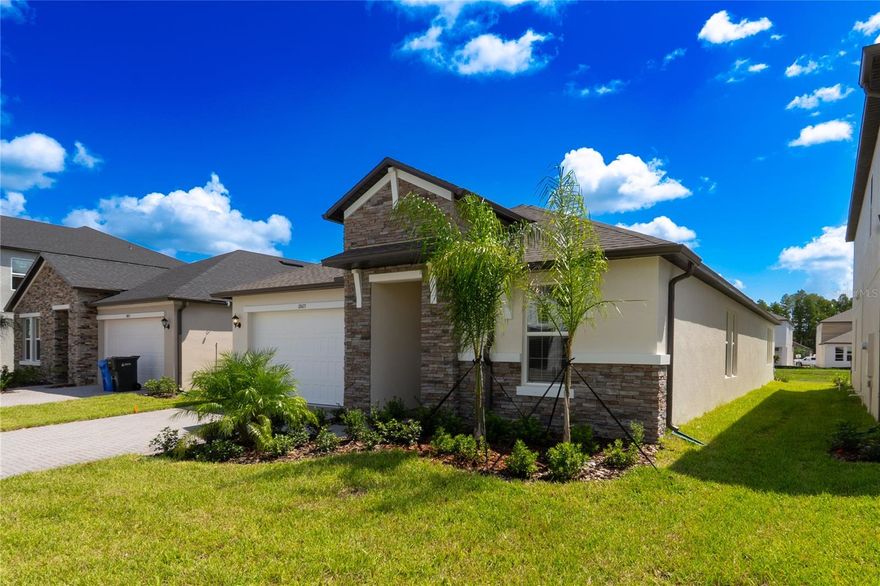 Be the first to call this brand-new home in the heart of Lutz yours. This thoughtfully designed one-story residence offers 3 spacious bedrooms, 3 full baths, a versatile office/den, and a 2-car garage, providing comfort, flexibility, and modern convenience. With fresh paint still in the air, the home feels truly pristine, and its open layout makes it perfect for both everyday living and entertaining. Large windows frame peaceful pond views, creating a relaxing backdrop right in your backyard.

Located within Hillsborough County’s top-rated school district, this home combines serenity with everyday convenience. Lawn care, high-speed internet, pest control, trash, and recycling are all included. Beyond the front door, Lutz offers the perfect blend of small-town charm and easy access to the city. Residents enjoy beautiful parks, nature preserves, and scenic trails, as well as premier golf courses like TPC Tampa Bay. Just minutes away, you’ll find Tampa Premium Outlets and Cypress Creek Town Center for endless shopping and dining options, while downtown Tampa, major employers, and Tampa International Airport are all within a short drive.

This home offers more than a place to live—it offers a lifestyle, where tranquility and convenience meet. Don’t miss the opportunity to be the very first resident of this stunning Lutz retreat.