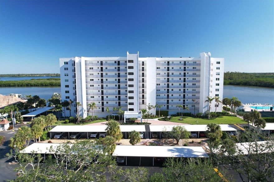 Siesta Key Resort Style Vacation Rental, you will love the fabulous renovation these owners have done, everything is brand new and the aboslute best! The kitchen has been updated with gorgeous cabinets, a stunning Quartz waterfall countertop, there is a breakfast bar as well as dining table, and stainless appliances. All new furniture throughout and amazing views of the water from almost every room. The primary bedroom has a King bed and flat screen TV, the guest bedroom has a Queen bed and all closets have built-ins. Both baths are all new, with designer finishes, including back-lit mirrors. The large screened patio offers views of the intracoastal waterway and beyond, and has a full size washer and dryer for your convenience. Wi Fi througout, and streaming options for TV viewing. This gated and secure community is a watefront paradise, and has a fishing pier, kayak launch, fitness room, clubhouse and tennis courts, and you are just a short stroll to Turtle Beach! Take the free Trolley to the Siesta Key Village for shopping, dining and entertainment. Currently booked January 15th to April 15th, 2026.