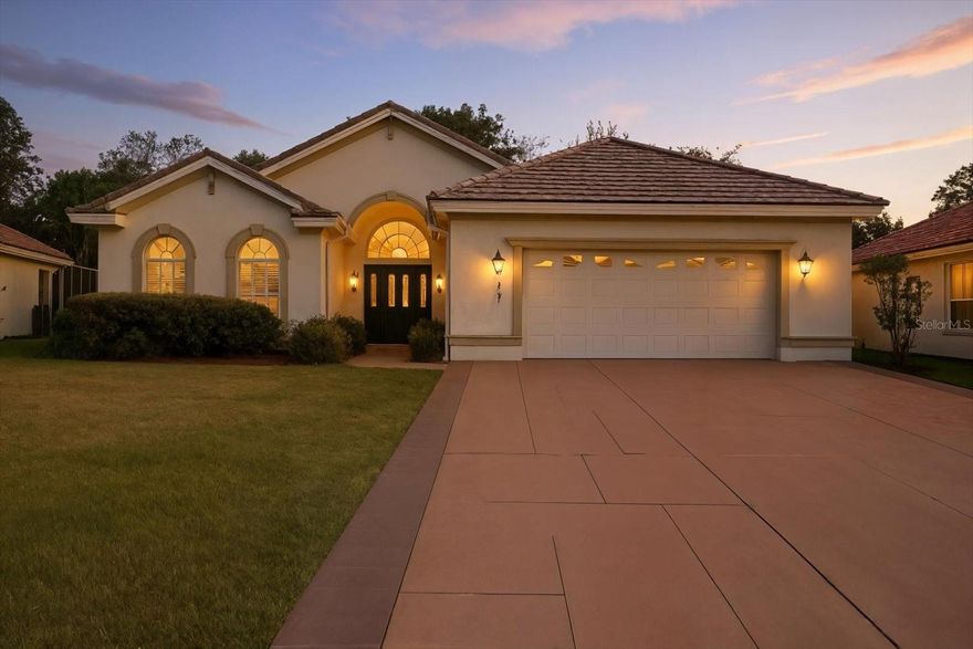 Welcome to this beautifully maintained 3-bedroom, 2-bath extended Lantana model, offering 2,704 square feet of spacious, comfortable living in the highly sought-after community of Terra Vista. From the moment you step inside, you'll appreciate the thoughtful layout, elegant finishes, and abundant natural light that make this home truly stand out. The open-concept living areas are perfect for both relaxing and entertaining, with a seamless flow from the living room to the dining area and kitchen. The well-appointed kitchen features generous counter space, quality cabinetry, and a layout designed for convenience. The primary suite provides a peaceful retreat with ample room to unwind, while the additional bedrooms offer versatility for guests, a home office, or hobbies. Both bathrooms are tastefully designed, offering a perfect blend of comfort and style. One of the highlights of this home is the expanded 23x25 garage, providing the extra space you need for vehicles, storage, or a potential workshop, an exceptional feature in this community. The property is also situated on an oversized lot of .38 acres! Located within Terra Vista, you'll enjoy access to world-class amenities, beautifully manicured surroundings, and a vibrant lifestyle. Full of possibilities, this home is the perfect blend of comfort, style, and convenience.