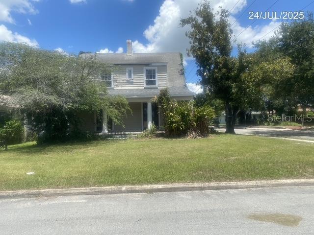 Historic 2-Story Bungalow ---- 2 BDRM 1.5 bath Built 1930. Located on corner lot with access to interior. Located close to downtown Lakeland. Side carport facing Charles St with carport / door to interior. Storage room off carport washer/dryer connection. House in need of repairs/restoration ==-exterior siding, roof, A/C, fireplace inoperable, carport roof. SELLER has NO knowledge of history or condition as obtained foreclosure. CASH . All buyers must be accompanied in by a representing RE agent. All measurements are estimates.Home is in close proximity to shopping, dining, and major highways. Make this one your next project. Property is sold as-is with no repairs, or property disclosure.