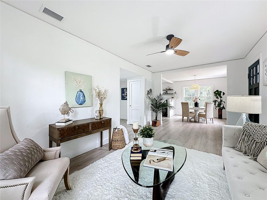 ***** Recently appraised above asking, confirming strong market value. No HOA or CDD fees. Picture yourself savoring that first sip of morning coffee on your private screened porch, serenaded by the gentle chorus of birds chirping and singing as you watch the world gently awaken around you. Recently appraised above asking, reinforcing the home's market value. This enchanting all-brick sanctuary has been lovingly transformed into a haven where every detail whispers comfort and tranquility. With two bedrooms and one bathroom flowing across 927 square feet of beautifully renovated space, this home embraces you with the warmth and security that only solid brick construction can provide.

The heart of your new sanctuary features a stunning kitchen where culinary dreams come alive—imagine preparing intimate brunches for cherished friends against a backdrop of elegant granite countertops and pristine cabinetry. Gleaming stainless steel appliances await your personal touch, while luxurious vinyl plank flooring creates seamless flow throughout your peaceful retreat. A new HVAC system has been installed.

Every evening promises relaxation on your generous screened porch, perhaps sharing a glass of wine as gentle breezes carry the day's stresses away. The fresh new roof overhead offers reassuring protection for all your treasured moments within these walls.

Nestled minutes from both the historic charm of San Marco and downtown Jacksonville, this move-in-ready gem places life's conveniences at your fingertips—from the vibrant city's dining scene, entertainment venues, and bustling business district to Interstate 95 access for effortless commuting to Baptist South hospital, delightful restaurants, Publix for weekend grocery runs, and charming local shops. Bishop Kenny High School and convenient Kings Avenue transit stations enhance the lifestyle appeal, while the majestic Treaty Oak adds natural wonder to your neighborhood story.

This completely renovated home awaits your personal flourishes—whether fresh flowers on granite counters or family photos adorning pristine walls. Here, modern comfort meets established community charm, creating the perfect backdrop for writing your next chapter in a place where coming home feels like a warm embrace. All information deemed reliable but not guaranteed. Buyer to verify all facts, measurements, and property details independently.