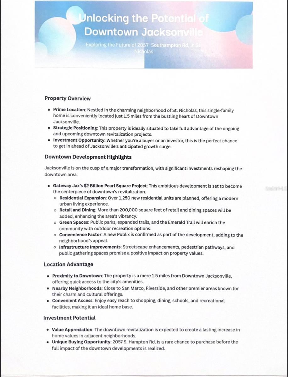 REEDS SUB SOUTH JAX - Residential