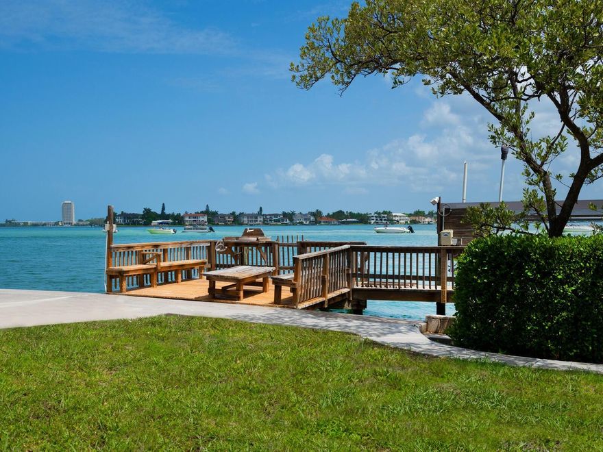 Tucked away on a private lane on the northern tip of Siesta Key on Sarasota’s Big Pass, at the mouth of the Gulf of Mexico, is the Blue Lantern, a historic Sarasota location. Offered for the first time in decades, an opportunity to build your dream home on this rarely found waterfront. Offering one of the area’s most coveted lifestyles, only a few exclusive homesites enjoy this spectacular view. As the value is in the land, the next fortunate owner will likely replace the existing vintage home; a preferred builder and architect are in the planning stages to fully capture the unique beauty of this very special location and view. Seldom is a property available to create a custom estate with such stunning views of Big Pass, South Lido Beach Park, and Bird Key with mesmerizing bay and city skyline views. A near-perfect spot for the boating enthusiast, Big Pass is renowned for its pristine water quality and deep-water boating access to the Gulf of Mexico. Boasting 190 feet of sailboat water frontage on two sides, including rare dockage on Big Pass, and protected water on Bayou Louise. The property lends itself to connecting with the environment through boating, paddleboarding, snorkeling, windsurfing and fishing, all from your private oasis. Discover dolphins, manatees, and an endless array of fish and waterfowl. Savor colorful sunsets, and at night, enjoy sparkling views of downtown Sarasota, Lido Key and Bird Key. Arguably one of the best locations on the island and in all of Sarasota, this highly desirable North Siesta Key location is minutes to the world-famous powdery white sands of Siesta Key Beach and the crystal azure waters of Siesta Key. The quaint shops and alfresco dining spots of Siesta Village are just minutes away, while the vibrant cultural allure of downtown Sarasota can be found just across the bridge. Considered the cultural gem of Florida’s west coast, you’ll find abundant urban, cultural and social activities including fine dining, a world-renowned art museum, galleries, ballet, symphony, opera, theater and numerous charitable events. Convenient to Sarasota Bradenton International Airport, private aviation and multiple golf courses. Easy access to Tampa, Naples and Miami.