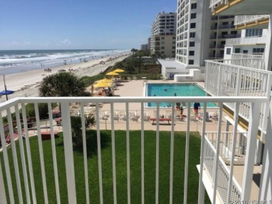A million dollar view! It is a 3rd floor unit overlooking the ocean and pool. If you are an investor and wish to rent, this is the unit for you. Currently there is a rental confirmation for 6 months this winter season.The unit is furnished with a king and queen beds.  It is ready to move-in immediately or start renting for the busy summer season. Included are: most furnishings* (see exclusions), linens, and a fully equipped kitchen. The unit has granite countertops, stainless appliances, crown molding, 18â porcelain tile, central heat, air conditioning, and washer/dryer. Common amenities include oceanfront pool, tennis and shuffleboard courts, horse shoe pit, grill area, dog run and clubhouse with large kitchen. This gated community has plenty of parking.  Included in the very low monthly maintenance fees are water, trash, basic cable, property WIFI and security gates and cameras.*Excluded from sale:  piano and artworks of Tarkay, Truby, and 3 Wyland pieces.