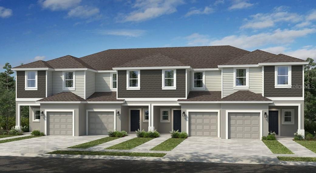 New Construction – Ready Now! Built by Taylor Morrison, America’s Most Trusted Homebuilder. Welcome to The Jasmine at 9049 Driven Snow Street in The Townhomes at Skye Ranch. This townhome offers 1,373 sq. ft. of living space, 3 bedrooms, 2.5 baths, a 1-car garage, and more. Enter the home from the front porch and directly into the heart of the gathering room and the open-concept kitchen that is equipped with an expansive island. Sharing the first-floor space is a half bath, a 1-car garage, and a large outdoor patio. Upstairs, you'll find 2 secondary bedrooms with a full bath and a spacious Owner's Suite with a walk-in closet and double-sink vanity bathroom. The laundry area is also on the second floor for added convenience. Notably, there is plenty of storage in this townhome with under stair storage, a large pantry, linen closet and 3-bedroom closets. We chose a special place in the heart of Sarasota to build Skye Ranch. Located at the intersection of Clark Road and Lorraine Road, it’s a premier destination with opportunities to explore, experience and enjoy life. And we took care to preserve the natural beauty and character of the land with grand old oaks and lush palms, forested wetlands, pristine lakes and native wildlife. Photos are for Representative Purposes Only. MLS#O6332982