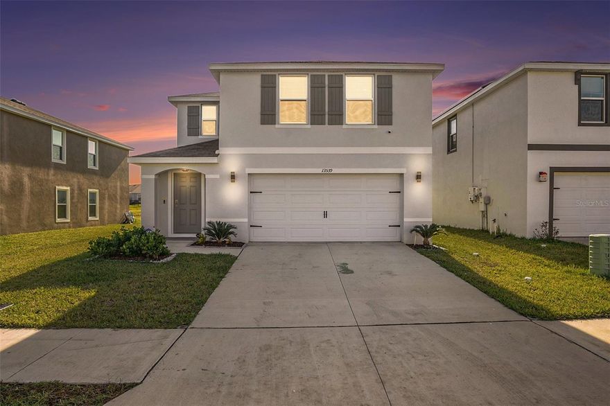 Beautiful 4-bedroom Home in the desirable Summit View community of Dade City! This all-concrete-block two-story home offers a bright open layout with a modern kitchen overlooking the living and dining areas, plus easy-care tile flooring and a relaxing outdoor patio. Upstairs features a spacious loft, a large primary suite with a walk-in closet, and 3 additional bedrooms. Enjoy peaceful suburban living with convenient access to shopping, dining, parks, and major roadways. Move-in ready and full of modern comfort — a perfect place to call home!