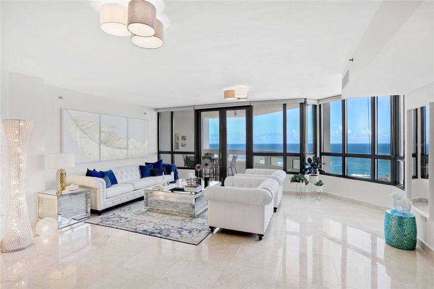 Experience exclusive living at Caribe Plaza Condominium with this exceptional 16th-floor residence offering captivating ocean and city views, spanning 3,793 square feet. This remarkable unit boasts a private foyer, 4 bedrooms, 4 full baths, 1 powder room, expansive living and dining areas, spacious kitchen with an inviting breakfast nook, family room, and a tranquil terrace ideal for relaxation while admiring the stunning ocean vistas and enjoying the refreshing northeasterly breeze. Each en-suite bedroom showcases breathtaking ocean views.  Included are four deeded parking spaces and a private storage room for added convenience.

Caribe Plaza ensures upscale living, providing top-tier amenities such as concierge service, 24-hour security, valet service, gym, an ocean-facing pool, and an exclusive resident's lounge. Situated in Paseo Caribe next to the Caribe Hilton Hotel, residents delight in a luxurious island lifestyle with easy access to Old San Juan, downtown Condado, Robinson and St John’s Schools, the Convention Center District, and the San Juan International Airport.