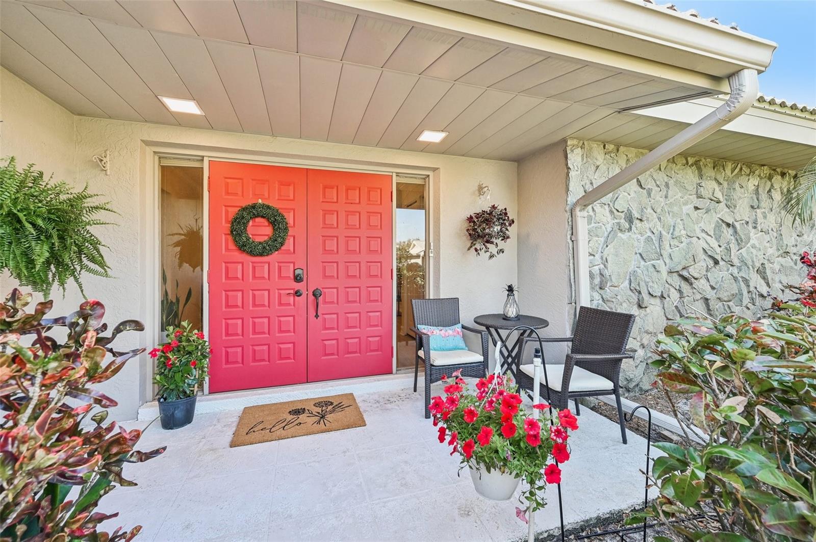 Charming 2-Bedroom, 2-Bathroom Villa in Sarasota’s Premier 55+ Community
Welcome to this beautifully updated 2-bedroom, 2-bathroom villa, offering 1,822 square feet of spacious living in one of Sarasota’s most sought-after 55+ communities. This home combines comfort and modern upgrades, providing the perfect setting for those looking to downsize without sacrificing style or convenience.
Step inside to find stunning new floors throughout the entire home, creating a fresh and inviting atmosphere. The kitchen was thoughtfully redesigned in 2021, featuring beautiful finishes and plenty of space for cooking and entertaining. The bright and airy open floor plan flows seamlessly into the spacious living and dining areas, perfect for relaxation or hosting guests.
Outside, you’ll find a private lanai with newly installed pavers, offering the ideal space to unwind and enjoy the Florida weather. Additional updates include a brand-new air conditioning unit installed in 2022, ensuring year-round comfort, as well as an upgraded electrical box and an outdoor generator outlet added in 2024 for added peace of mind.
Located in a vibrant 55+ community, this villa provides the perfect opportunity to live a maintenance-free lifestyle while still being close to everything in Sarasota — shopping, dining, beaches, and more.
This villa is move-in ready and waiting for you to make it your own. Schedule a showing today and experience the charm and spaciousness of this fantastic home!