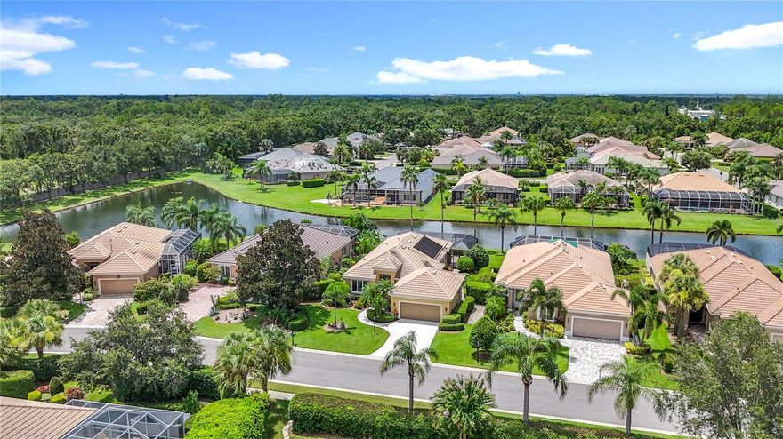 Welcome to Florida Resort style Living within the Prestigious Rosedale Golf & Country Club gated 
community. Step inside this beautiful 2Bed,2Bath+Den home to the spacious experience of 12' soaring 
ceilings and open concept design. Custom window dressings and shades adorn all windows and glass 
doors as wonderful views of nature are invited into the home with an abundance of light. The open floor 
plan Kitchen and Walk-in Pantry are complemented by new SS appliances offering inspiration to culinary 
dreams and the enjoyment of entertaining hungry guests. Exit the Kitchen to your Private Courtyard 
perfect for morning coffee, afternoon grilling (gas grill connection) or private sunning while immersed in 
natures greenery. The spacious Living/Dining area opens to a 28' gas & solar heated pool facing south for 
optimum shade cover during summer while enjoying serene views of water and palms. Additional features 
include retractable storm curtains for all entrances and windows, a custom speaker system in home & 
lanai and a 2 car, 1 golf cart garage. 
Rosedale is a NON-CDD community with OPTIONAL Country Club Membership granting access to the 18 
hole Championship Golf Course, Jr size Olympic Swimming Pool, 5 Har-Tru Tennis Courts, Fitness & 
Wellness Center and Full Service Club House for dining and social activities. Rosedale is a short drive from 
the Arts & Activities of the Sarasota/Bradenton area and a 35min drive from the beautiful beaches of Anna 
Maria Island. 
Rosedale HOA fees include such services as Exterior House Painting, Roof Washing, North & South 
Manned Security Gates, Common area Maintenance, Mailboxes, Lawn fertilizing-Edging-Mowing, Hedge  
Trimming, Tall Palm Tree Trimming, Mulching and Wi-fi & Cable services. 
the Rosedale resident experience is a maintenance free lifestyle in a meticulously maintained community. 
Come and discover why this home in Rosedale Lakewood Ranch can be the perfect spot to enjoy Resort 
Vacation Style Living 365 days a year.