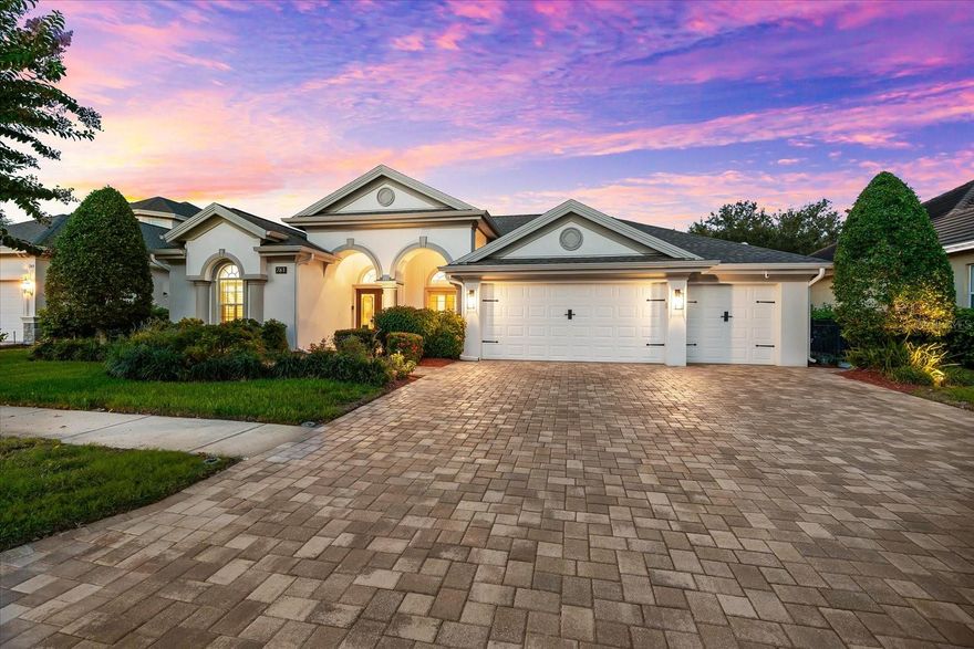 Welcome to 761 Winslow Park Blvd, a custom-built 4-bedroom, 3-bathroom residence in the exclusive gated community of Winslow Park, Tarpon Springs. Built in 2011 and offering 2,743 sq ft of well-planned living space, this home combines timeless elegance with modern comfort.Thoughtfully updated inside and out, this manor is offering buyers a turnkey experience. Major systems are already taken care of, including a 2024 variable-speed inverter HVAC with transferable 12-year parts and labor warranty, new gas water heater, and softener system. The chef’s kitchen was fully refreshed in 2024 with a GE Profile refrigerator, microwave, oven, and dishwasher, while the washer and dryer were replaced in 2025. The primary suite is a private retreat, offering an 11x23 bedroom, spa-inspired ensuite, and two walk-in closets. Flooring has been upgraded throughout with white porcelain tile (2024), and new carpet was added in the primary bedroom in 2025. Custom electric window shades, modern lighting, fans, fixtures, faucets, and a 240V EV outlet add comfort and convenience.

The pool and spa area features new LED multi-color lighting, a safety gate (2023), and rescreened enclosure. Outdoor living has been enhanced with an expanded and freshly sealed paver driveway, walkways, and patio, French drain installation, astro turf lawn (2025), redesigned garden beds with Mexican beach pebbles, and professional landscape and pathway lighting. Irrigation has been fully updated with new solenoids, control box, and shut-off valve (2025). Key plumbing areas have been upgraded with metal components.

Exterior features include French doors, hurricane shutters, rain gutters, and a fully fenced backyard, and to top it off, a recently expanded outdoor patio and walkway with an astro turf putting green ideal for golf enthusiasts! Located in East Lake, zoned for Brooker Creek Elementary, Tarpon Springs Middle, and East Lake High. With extensive improvements and high-quality finishes, this home combines peace of mind with stylish comfort in one of Tarpon Springs’ most desirable gated communities offering the best of community, convenience, and lifestyle.