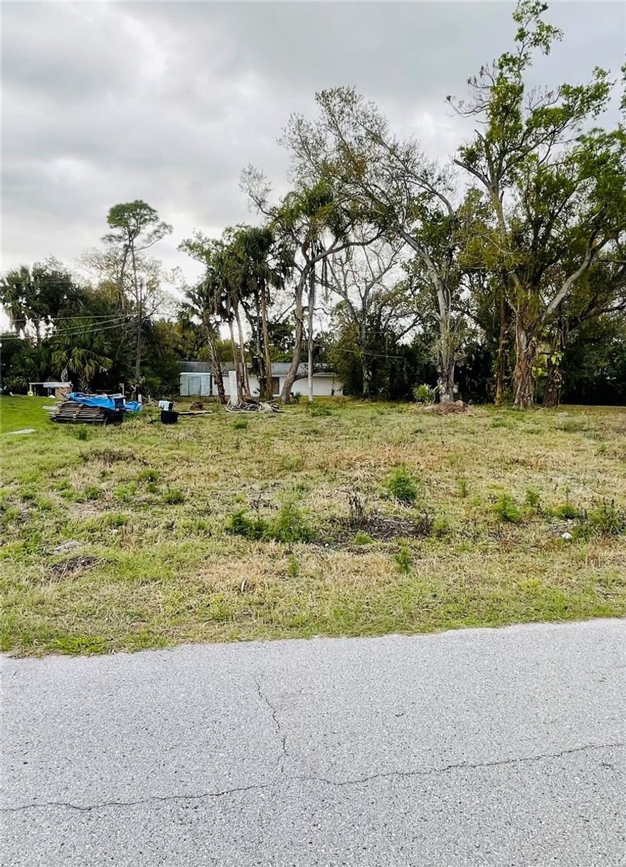1365 Nimrod St, Port Charlotte, FL. Clean and cleared 10,000 sqft residential. City water available. No HOA. Great opportunity to build your dream home or invest. Close to shopping, schools, and main roads with easy access to Punta Gorda and North Port. Ready to build.