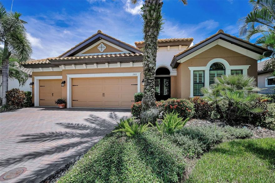 QUIET LUXURY is the Perfect Gem of a house to call your Home in The Promontory. Prioritize convenience with your own Putting Green to improve not only your putting but the short game as well! Perfect in many ways offering the following spectacular amenities.  NO Steps one floor! 3 car garage complements this outstandingly Perfect Home. Amazing expansive vista of Island Golf Course # 11 Fairway.  Private 15" x 30" putting green with 440 sf covered paved lanai with outside grill equipped with gas grill, sink, refrigerator for dinners around the fire pit over the golf course. Primary bath with built-in closet offers ample storage space shelving and cabinets. Double sinks, soaking tub ,oversize tiled shower complete the lovely elegant timeless bath. A natural gas line services heat, stove, dryer, outdoor grill, hotwater. Duke energy power bills averges $200 / month. (Primary Bath chandelier, jewlery box does not convey- Family heirloom)
 Double doors to the roomy functional Bonus Room with an outside door to the covered lanai and  patio and guest bathroom with tub and shower for access to the spacious outdoor living area.  This home is built around the open concept layout with sliding glass doors to the lanai and automatic blinds for those extra sunny days.  Quartz counter tops on the kitchen counters and island, GE appliances, natural gas grill and stove top with counter depth refrigerator all add to the smashing kitchen and family room!
Meticulously maintained  this home offers a blend of elegance and comfort for family entertaining with a spacious and inviting atmosphere throughout the home.  Situated in a No Flood Zone is in itself enough reason to come take a look at what this home offers including but not only limited to Plantation Shutters throughout as well as the custom laundry room with inside sink, and the oversized primary bedroom closet. Be sure to peek into 
the kitchen pantry with the spice rack meant for a chef!  Extras you may be looking for are included in the extra guest room and den with douhble doors. Elbow space to enjoy your friends and family but square footage space not too large to be a burden. Paved driveway and patio recently sealed and power washed; garage door motors upgraded; AC compressor replaced; microwave and washer recently replaced.  Located on the Via Verdi cul'd' sac with no neighbors across the street to clutter the parking. Check out the Promontory landscaping. Spectacular and right across the street - seasonal flowers.
Energy Star home by WestBay provides for low electricity, natural gas for grill, cooktop, dryer, hot water and heat. Exterior hurricane shutters for entire home stored in garage.
Professionally landscaped and maintained with reclaimed water irrigation system keeping the grass watered and green all year. No visible utility lines, all underground.  Golf and Tennis Resort with 3 -18 hole golf courses including the PGA Copperhead Course home to the Valspar PGA Tournament.  Innisbrook boasts 11 har-tru tennis courts, 4  Pickle Ball courts. Innisbrook Resort and Spa offers 6 heated pools (LochNess Pool has a water slide), Fitness Center, Racket Ball Courts and restaurants.  Innisbrook Membership is mandatory for ownership in the Promontory. Innisbrook Social Membership provides access to amenities .Move-in condition; Flexible Closing Date. Updated irrigation ,  exterior lighting and landscaping. Perfect Blend of luxury! Magic in the air!  Don't forget your Cape!!!