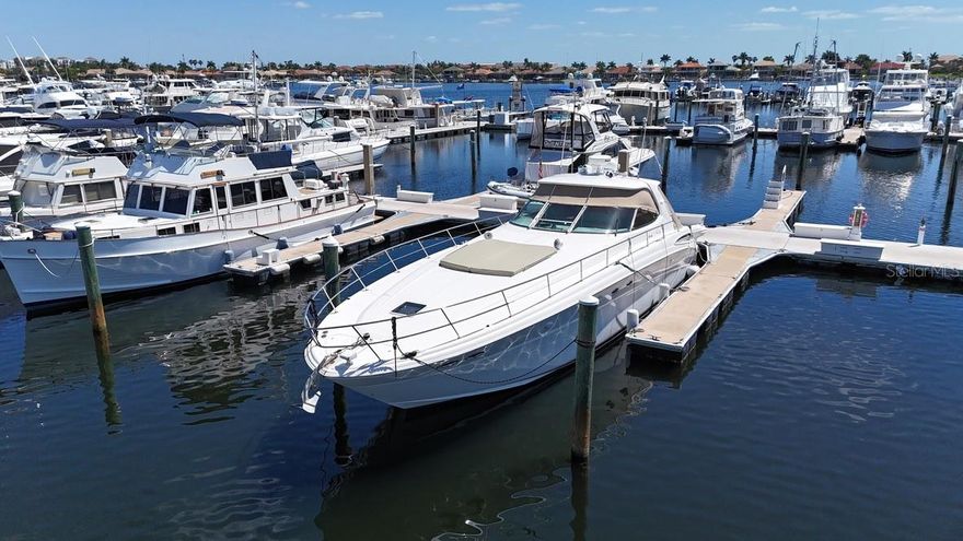 Own your piece of paradise with this premium deep-water boat slip at S-55 on South Dock at the highly coveted Riviera Dunes Marina.   Located on Florida’s beautiful Gulf Coast, this protected marina is one of the safest harbors in the region with easy access to Tampa Bay, the Intracoastal Waterway, and the Gulf. 

This floating dock slip measures 55' x 20.0', accommodates vessels up to 60 feet in length, offers 50 amp shore power,  pump-out at each slip, and Wi-Fi. Owners enjoy full access to the marina's resort-style amenities, including gated parking,  2 floating heated pools, pet walking area, social docks with 3 grills, laundry facilities, private bathrooms and showers, and an on-site fuel dock.

With 24-hour gated security, Riviera Dunes offers luxury, safety, and convenience. Minutes from waterfront dining, downtown Bradenton, and Sarasota. The Dockside Grille and Social Bar is also located directly at the end of center dock providing an inviting place to meet friends for cocktails, dining as well as entertainment and dancing 4 nights a week to live music on the patio.  Don't miss the Happy Hour Menu!

This is a rare opportunity to own in one of Florida’s top-rated marinas—perfect for seasonal boaters or as a rental investment! Purchased slips can also be rented and managed by the marina or owner. You do not need to own a home or condo to purchase a slip here at Riviera Dunes Marina.