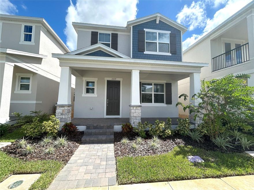 Welcome to your BRAND-NEW dream home in the master planned community at OSPREY RANCH! Located in beautiful WINTER GARDEN, this stunning 4-Bedroom, 2 Bath, 2 car garage home is situated just minutes from world class theme parks and attractions. Close to all major roads in Central Florida. Enjoying local restaurants and shopping just a short drive away. Love the outdoors? Slow down the pace and explore nearby parks and farmer's markets. Your home in OSPREY RANCH will be in the center of it all!The kitchen has a large island that overlooks an open dining room with a large family room, which is perfect for indoor entertaining. The owner’s suite features a beautiful bathroom with his and her sinks, and a large walk-in closet. Entertain family and friends outside on your covered and opened aired patio. Perfect for the Sunday Bar-B-Que. Relax after a long day on the covered front porch.Osprey Ranch has it all. Spend time enjoying the resort style pool and clubhouse. Conveniently located in WINTER GARDEN, Call today to book your appointment!