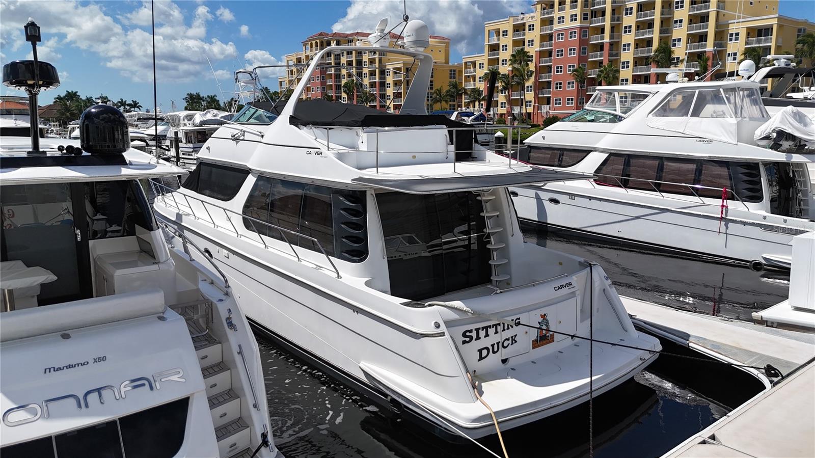 Own your piece of paradise with this premium deep-water boat slip at C-50 on Center Dock at the highly coveted Riviera Dunes Marina. Located on Florida’s beautiful Gulf Coast, this protected marina is one of the safest harbors in the region with easy access to Tampa Bay, the Intracoastal Waterway, and the Gulf of America.
This floating dock slip measures 60.0' x 18.3', accommodates vessels up to 60 feet in length, and offers 50 amp shore power, pump-out at each slip, and Wi-Fi. Owners enjoy full access to the marina's resort-style amenities, including gated parking, 2 floating heated pools, pet walking area, social docks with 3 grills, laundry facilities, private bathrooms and showers, and on-site fuel dock.
With 24-hour gated security, Riviera Dunes offers luxury, safety, and convenience. Minutes from waterfront dining, downtown Bradenton, and Sarasota. The Dockside Restaurant is great place for food and drinks. Don't miss the Happy Hour Menu!
This is a rare opportunity to own in one of Florida’s top-rated marinas—perfect for seasonal boaters or as a rental investment! Purchased slips can also be rented and managed by the marina or owner. You do not need to own a home or condo to purchase a slip here at Riviera Dunes Marina.