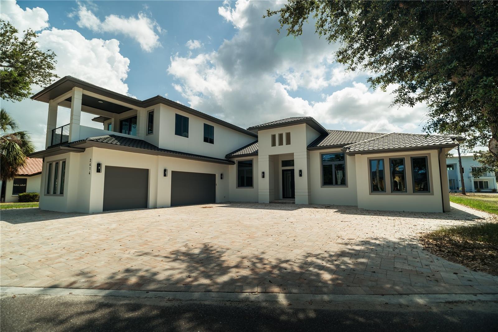 NOW AVAILABLE - Modern Bayfront Masterpiece in Nokomis, FL. Step into one of the most exquisite rental opportunities on Florida’s Gulf Coast. NEW CONSTRUCTION, never lived in before. This brand new estate boats 5,700 total sqft of modern, refined architecture, all designed with luxury at the forefront. Located along Blackburn Bay, the home offers vibrant water views in one of Nokomis' most coveted enclaves. Inside, you're welcomed by the soaring 18-foot ceilings and 12-foot glass sliders that allows for maximum natural lighting. Every detail has been curated with precision. From designer-inspired bathrooms and custom closets to the styled home office and bonus flex room perfect for a theater, gym, or retreat. With 3 spacious bedrooms, each with an ensuite bath, plus a powder room for guests, this residence offers both comfort and sophistication. The clean, ultra-modern design is complemented by high-end finishes, thoughtful lighting, and luxury-grade materials throughout. A rare opportunity to live in a home of this caliber — fully embodying the Florida luxury lifestyle with an unbeatable blend of privacy, design, and bayfront exposure. Live where others vacation. Welcome to your next level.