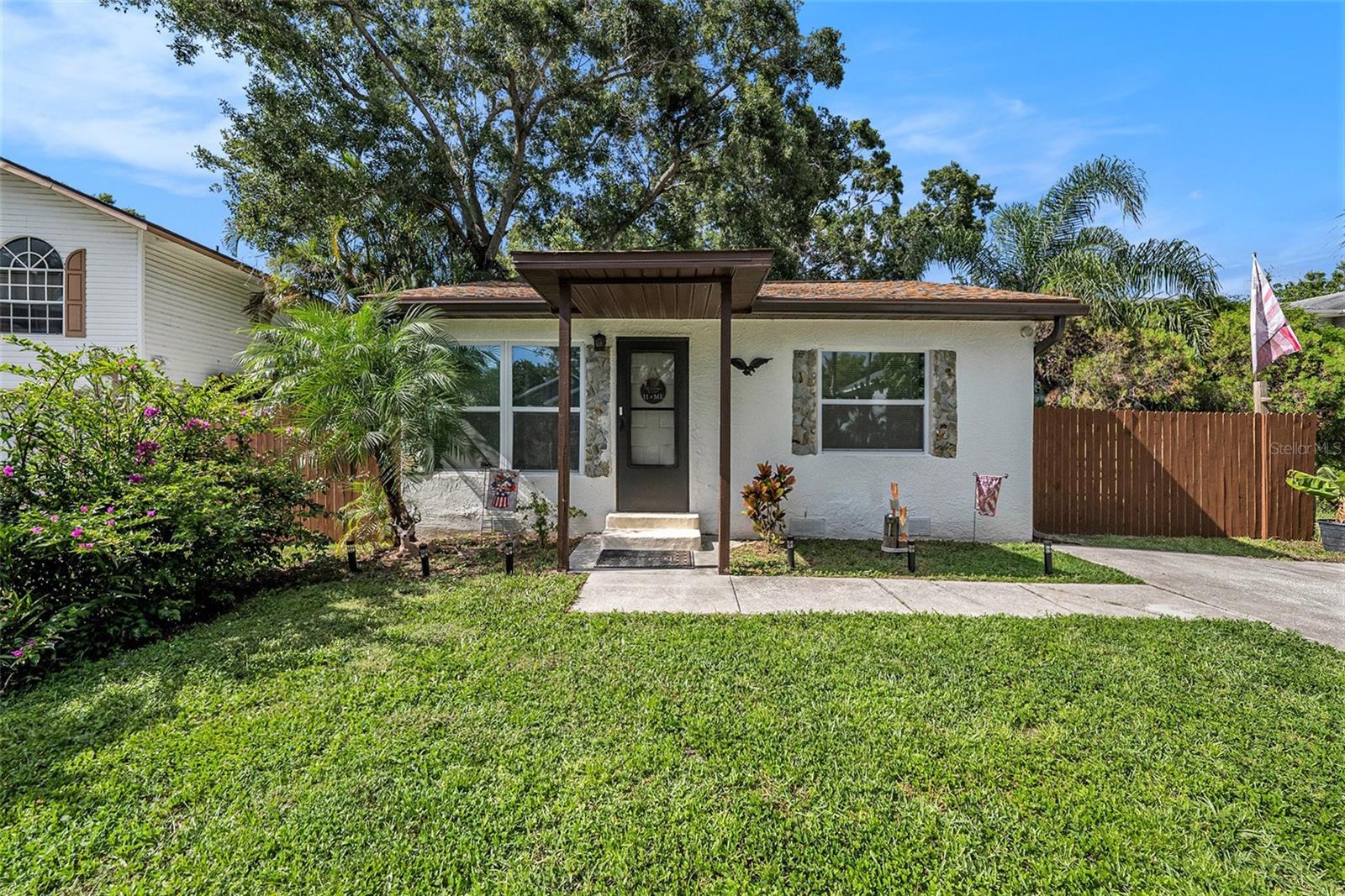 ** OWNER OCCUPIED! PLEASE Schedule Showing In Showingtime and Notify/update Showingtime if unable to show/running late or need to reschedule showing - Pet/Guard Dog on premises *** - Buyer(s) / Buyer's Agent to Verify ANY and ALL Listing Information - NO HOA/CDD - Seller('s) NOT Interested in Seller/Creative Financing or lowball cash offers - Home previously flooded 12inches in Helene HAS NO Previous Flood History prior to Helene, Flood Insurance $6,000 / year - NEW LVP Floors, Int. and Ext. Paint, Primed and Eves sprayed, New Cabinets, Counter tops, Doors and Doorframes, Drywall cut 3ft up and replaced, with beams sprayed/treated and new Insulation, Several Windows Hurricane/Storm Rated, Electrical pole replaced and raised with new cable, panel replaced, 150service upgrade, 2 grounds. 30amp RV/Accessory Plug. Gutters May 2025, Roof 8 years old with June 2025 Flat Roof. 2023 Wall Unit AC. 2014 Water Heater. Above Ground Pool 10x16 with Deck (Seller's understand it needs work and are ready to negotiate if needed). CookShed 10x20 with attached 10x25shed built on the side both with electrical throughout. Rear Storage room enclosed exterior access from home. Tiki Bar no elec. 12x20 with tin roof.
Public Remarks
Welcome to this beautifully updated 1956 cottage in Ozona, offering 2 bedrooms, 1 bathroom, and 864 square feet of interior living space on a spacious 0.14-acre lot. This charming home has undergone extensive renovations, including NEW 2025 Luxury Vinyl Plank Flooring, Fresh Interior and Exterior Paint with Primed and Sprayed Eaves, Brand-New Cabinets, Countertops, Doors, and Doorframes. The drywall was professionally cut and replaced three feet up, with treated beams and new insulation throughout. Several new windows are hurricane/storm-rated for added peace of mind, and the electrical system has been fully upgraded with a new panel, 150-amp service, two grounds, and a raised exterior pole with a new cable. There's also a 30-amp RV/accessory plug!
Additional features include a 10x16 above-ground pool with surrounding deck, a 10x20 CookShed with an attached 10x25 shed—both powered with electrical throughout—and a rear storage room with exterior access from the main home. A 12x20 tiki bar with a tin roof offers additional outdoor entertainment space. The home sits on a solid concrete perimeter foundation with crawl space access via the kitchen/dining area, and recent updates also include May 2025 gutters and a flat roof replacement scheduled for June 2025. The main roof is approximately 8 years old, with a 2023 wall unit AC and a 2014 water heater.
While the property did take on approximately 12 inches of water during Hurricane Helene, this is the first known instance of flooding since the home was built in 1956. Flood insurance required by the lender. Schedule a showing todat and enjoy making this home your own in an unbeatle location minutes from some of the best beaches in the country! Only a 10min drive across the beautiful Dunedin Causeway to HoneyMoon Island, and within Walking Distance to Speckled Trout Marina, Ozona Fish Camp, Coastal Ozona Marina, Maker 26 Boat Rentals, and Several other Marina's. Also nearby you have the Sutherland Bayou Boat Ramp, Sunderman Sports Complex, Palm Harbor University High School, Ozona Elementary School, and so much more.