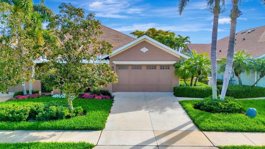 Move-in ready 4-bedroom maintenance-free villa in the highly sought-after Palma Sola Trace community of West Bradenton—just minutes from the Gulf beaches, Anna Maria Island, and IMG Academy. Offering 1,952 square feet of thoughtfully designed living space, this home features a desirable split floor plan providing comfort and privacy for family and guests.

A charming courtyard entry welcomes you to a beautiful leaded glass front door with sidelights, opening into a spacious foyer and light-filled living area highlighted by 10-foot coffered ceilings and elegant 8-foot interior doors. The well-appointed kitchen features coastal-style all-wood cabinetry, granite countertops, custom backsplash, huge island, stainless-steel appliances, and a convenient pantry, creating a perfect space for everyday living and entertaining.

The spacious owner’s suite offers a relaxing retreat with a large walk-in closet and luxurious bath featuring a soaking tub and large spa-like shower and a private water closet. The fourth bedroom provides flexibility as a home office, den, or guest room, while a private patio off one of the guest rooms adds a charming outdoor space.

Additional highlights include an indoor laundry room with utility sink, impact glass windows, custom plantation shutters throughout,  a 2-year-old roof, and a two-car garage. Enjoy Florida’s beautiful weather year-round on the screened lanai, ideal for relaxing or entertaining.

Located just steps from the community clubhouse, residents enjoy resort-style amenities including a sparkling pool, fitness center, and beautifully landscaped grounds. Palma Sola Trace offers true maintenance-free living, allowing you to spend more time enjoying nearby Robinson Preserve, shopping and dining, IMG Academy, and the world-famous beaches of Anna Maria Island.

A wonderful opportunity to own a spacious villa in one of West Bradenton’s most desirable communities.