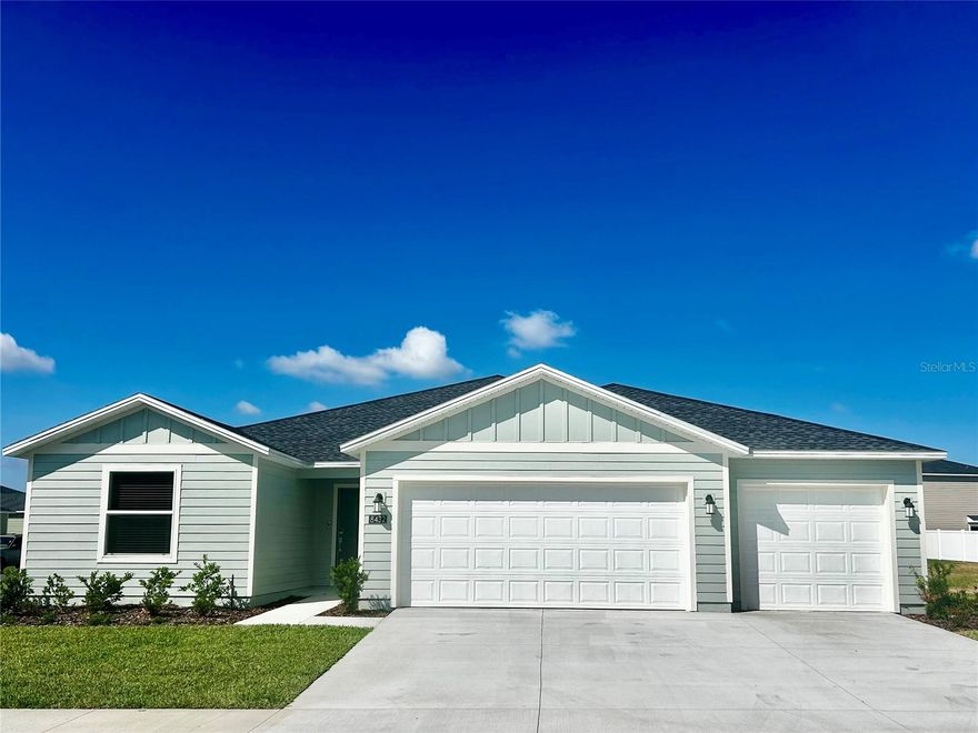 FOR LEASE IN THE NEW COMMUNITY OF MARION RANCH. THIS NEWLY CONSTRUCTED HOME OFFERS 4 BEDROOMS, 3 FULL BATHROOMS, 3 STALL ATTACHED GARAGE OFFERING ALL THE COMFORTS OF HOME WITH A WIDE OPEN COMMON LIVING AREA INCLUDING THE FAMILY ROOM, DINING ROOM, AND KITCHEN. THE PRIMARY BEDROOM WITH ITS PRIVATE ENCLOSED BATHROOM IS LOCATED AT THE END OF THE HOME, WHILE BEDROOMS #2 & #3 ARE LOCATED AT THE FRONT OF THE HOME AND SHARE THE 2ND FULL BATHROOM. BEDROOM #4 IS LOCATED TOWARD THE MIDDLE OF THE HOME WHERE THE 3RD FULL BATHROOM & LAUNDRY ROOM IS LOCATED. THE KITCHEN HAS ALL NEW STAINLESS STEEL APPLIANCES, STONE COUNTERTOPS IN KITCHEN AND BATHROOMS. THE BEDROOMS HAVE CARPETING, WHILE THE MAIN COMMON AREAS ARE LUXARY VINYL. MARION RANCH IS CONVENIENTLY LOCATED CLOSE TO SR 200, INTERSTATE I-75, DOWNTOWN OCALA AND THE NEW WORLD EQUESTRIAN CENTER, RESTAURANTS, & MEDICAL FACILITIES. MARION RANCH IS IN THE PROCESS OF COMPLETING THE COMMUNITY AMENITIES TO INCLUDE: CLUBHOUSE, FITNESS CENTER, RESORT-STYLE POOL, SPLASH PARK, PLAYGROUND, PICKLEBALL COURTS, & DOG PARK.