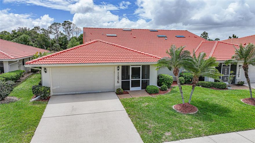 GOLF COURSE LIVING, PEACEFUL SURROUNDINGS, AND LOW-MAINTENANCE FLORIDA LIFESTYLE—WELCOME TO THIS WELL-MAINTAINED VILLA IN KINGSWAY GOLF VILLAS. Perfectly positioned along the fairway in the desirable Lake Suzy community, this 3 BEDROOM, 2 BATHROOM, 2 CAR GARAGE home offers a comfortable layout, thoughtful updates, and easy living in a serene setting.

Step inside to a BRIGHT AND FRESHLY PAINTED INTERIOR that feels clean and inviting. The spacious floor plan provides flexibility for both everyday living and entertaining, while the LARGE KITCHEN offers ample cabinet and counter space for cooking, hosting, or simply enjoying your day-to-day routine.

The bathrooms feature NEW FINISHES AND UPDATED FAUCETS, providing a refreshed feel while maintaining the home’s overall character. Additional improvements such as a NEW ELECTRICAL PANEL and NEW WATER HEATER offer added confidence for future homeowners.

The 2 CAR GARAGE is enhanced with an EPOXY FLOOR, giving the space a clean, durable finish that’s perfect for storage, hobbies, or keeping things organized.

Enjoy relaxing GOLF COURSE VIEWS right from your backyard, creating a peaceful backdrop to your daily life. Located in the KINGSWAY GOLF VILLAS COMMUNITY, residents also have access to a COMMUNITY POOL—ideal for enjoying the Florida sunshine without the upkeep.

Conveniently located near shopping, dining, and major roadways, this home offers a great combination of QUIET COMMUNITY LIVING and ACCESSIBILITY.

Whether you’re looking for a full-time residence or a seasonal retreat, this property offers COMFORT, VALUE, AND A PRIME GOLF COURSE LOCATION.