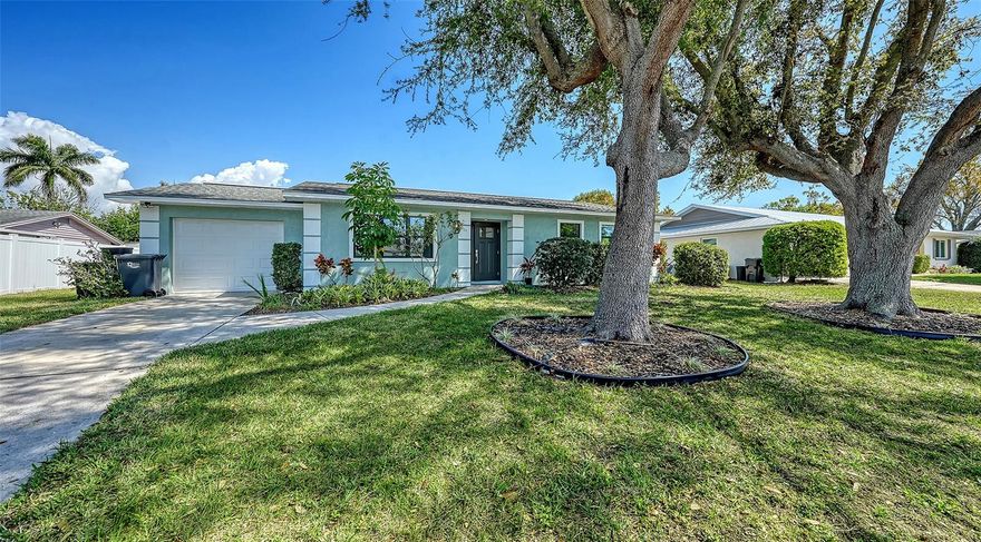 A Cream Puff...This 4/3 Beauty located just Minutes from the Bradenton and Anna Maria Island Beaches has been Completely Refreshed... Looks like a New Home on the Inside and Out!  Are You Looking for Something Special, well this Remodel will give You Goosebumps as You Meander Through the Rare 4/3 Find with not one but TWO ENSUITES!!  There is nothing left to do but to bring your furniture and personal items and start living the Dream!  BUT... if you are looking for an AirBNB...well You Found It as it's a Perfect Set Up and No Neighborhood Restrictions!  Here's a list of what was done to make this Home so Special...Fresh Two Tone Paint Outside, Redesigned Landscaping and New Stucco Banding! The Inside is quite extensive... Black Framed Impact Windows and Sliders, New Floors, Baseboards, Three New Bathrooms with New Vanities, New Enlarged Showers and New Tub/Shower Combo, all 3 Baths have Tile going to the Ceiling and Walls Half Wrapped with Tile for a more Modern Look, New Front Door, with Sidelight all New Interior Doors, All New Ceiling Fans and Light Fixtures, there's a New Enlarged Laundry Room Design with Storage Area, Pantry Shelves and a Laundry Sink Vanity Added, Nearly New Appliances, this List just Goes On...  What makes this Home Really Special, it is One of VERY FEW 4 Bedroom 3 Bath Homes in the Area!! Again, Let's Not Forget the TWO ENSUITE Bedrooms!  Perfect as a Mother in Law Suite Split, there are just so many Options!   Did I Mention the Completely Redone Pool and Decking? The Pool was Resurfaced, had New Waterline Tile, New Coping, New Pool Light with a Remote for Lighting that Offers all sorts of Colors and Patterns, the New Deck is Light, Bright and Attached to the House, and if that wasn't enough, Look what is Behind the Pool, a Gorgeous Long Lake Pond for a Serene Calming Backdrop! There is a Portion of the Garage that You could get a Small Car Inside, but it is Perfect for Storage and Beach Supplies.  The Driveway is Long Enough for Two Cars.  All of this and Literally a Single Bridge to any of the Bradenton Beaches and Anna Maria Island... This Home is the Real Deal!!  Make Your Dream Come True...