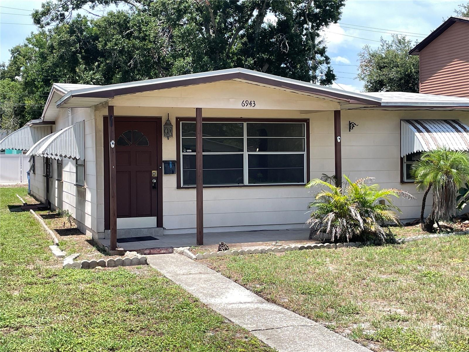 Cute Retro house with spacious rooms, garage and fenced back yard. Ally access to the garage and parking. Nice neighborhood close to St.Pete College and a short distance from the beach communitie. Credit score of at least 625 is required. Showable Income should be at least 2 times the rent amount. No evictions. $75/adult background required.