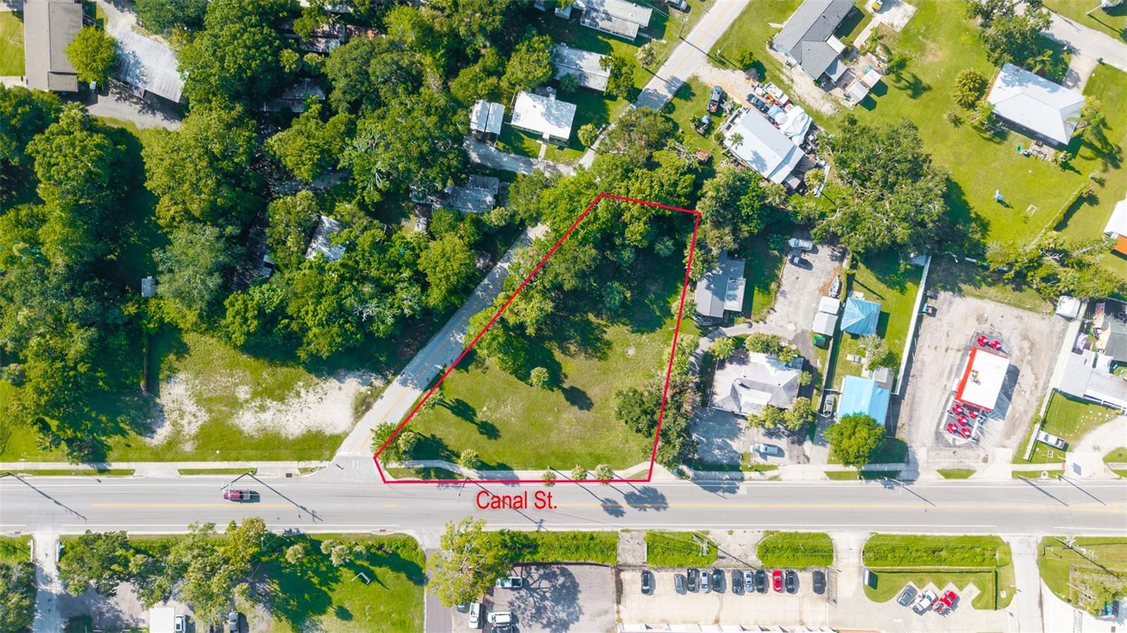 Rare opportunity to purchase vacant corner parcel on Canal Street / Business 44 and build your business in a perfect location. West Canal Street is on the rise with many new businesses opening in the last few years. The possibilities are endless -- build your business office, medical office, showroom, storage, or retail location. B3 Highway Zoning District allows for almost any type of business! The Daily Traffic Count of Canal Street is over 11,000 cars -- the ease of access and high visibility is ideal and does not get much better in New Smyrna Beach!