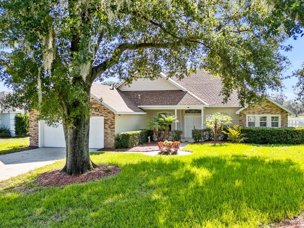 **SELLER CREDIT OF $20k AT CLOSING** Look no further, this home is an amazing option for visionary buyers and investors ready to make it their own! Nestled in the desirable Park at Wolfbranch Oaks community in Sorrento, FL this home presents a prime opportunity for those ready to add value through TLC. This spacious 3-bedroom, 2-bath home with a dedicated flex-space or potential 4th bedroom sits on over a 1/3 acre lot with no rear neighbors, offering privacy and serenity just minutes from Mount Dora and convenient access to the 429. The property features a split floor plan, lots of natural light, newer trendy tile flooring, and a screened-in saltwater pool overlooking mature landscaping—giving a strong foundation for cosmetic upgrades. Backed by solid bones, community appeal, and location advantages—but still needing a polish — This home is packed with potential for renovation, resale, or rental. Investors and buyers looking for a smart project in a quiet, park-like neighborhood will find incredible upside here. With minimal HOA fees and a strong community vibe, this is your chance to turn vision into value in one of Central Florida’s most appealing areas. Schedule your tour today!