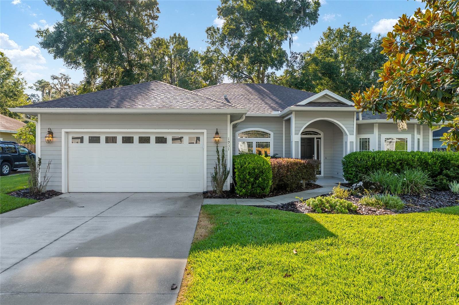 Welcome to this beautifully updated 3-bedroom, 2-bathroom home with a dedicated office/den space, perfectly situated in the highly desirable Southwest neighborhood of Portofino. Offering both comfort and functionality, this home features a large, open living room with modern lighting and updated ceiling fans, creating a bright and inviting space for relaxing or entertaining.
You'll love the oversized dining room and cozy breakfast nook—ideal for both formal meals and casual mornings. The large kitchen has wood cabinets, granite countertops, and all the space you could want. Crown molding throughout adds a touch of elegance, while updated tile flooring runs throughout the home—no carpet anywhere!
The split floor plan provides privacy for the spacious primary suite with walk in closets and luxury bathroom, and the additional bedrooms offer plenty of room for family or guests.
Step outside to your large screened back porch, perfect for enjoying Florida evenings year-round. Plus the large open patio is just waiting for your grill and lounge chairs. The fenced backyard is a private oasis, complete with fruit trees and room to garden or play. Rain gutters are installed all around the home for added peace of mind, plus a new tankless water heater!
Located in the highly desirable Portofino community that offers fantastic amenities including a sparkling pool, playground, and basketball courts, this home is close to top-rated schools, shopping, and dining.
Don't miss this rare opportunity—schedule your showing today!