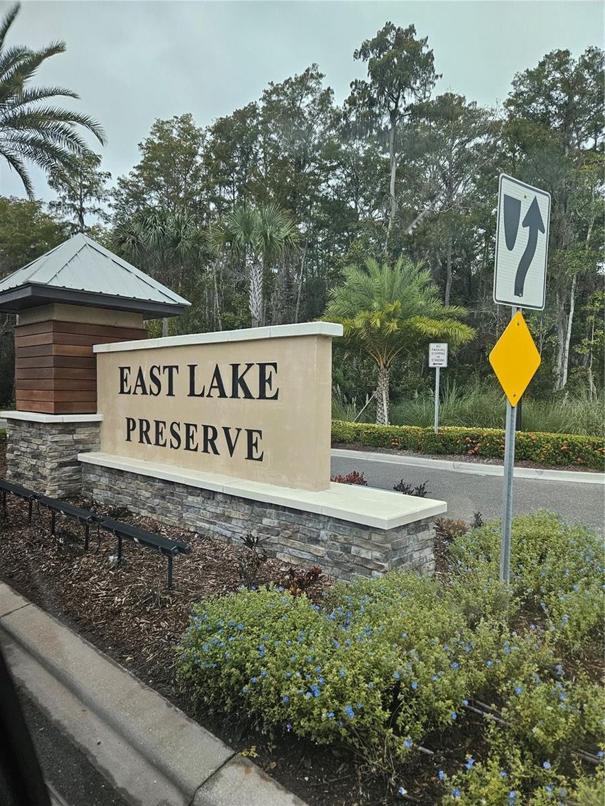 Welcome to East Lake Preserves, Newly built home is in excellent location and condition featuring 3 bedrooms with a split floorplan and a huge backyard  just walking distance to the community pool. The location is centric easy for commuting