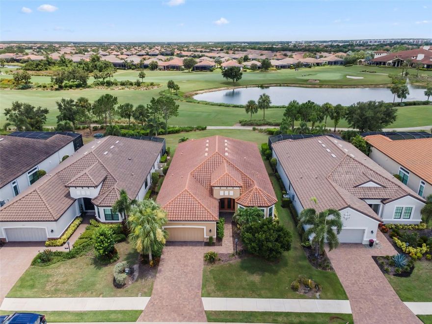 New to Rental Market…Welcome to Casa del Benito! This Turnkey Furnished 3-bedroom plus Den/Office & 2-car garage home is available for 2025-2026 Season! Enjoy your winter in Sunny Florida at the highly sought-after Esplanade Golf & Country Club in Lakewood Ranch. Golf Membership included with a one-time $250 per person membership transfer fee. Over 3,100 square feet of luxurious living space, perfectly blending elegance, comfort, and a resort lifestyle. Light-filled interiors and expansive views of the lush golf course. The bright and airy Chef’s kitchen with double wall oven, gas cooking, White cabinetry, and stainless-steel appliances. A large island and open-concept design make it ideal for both casual meals and entertaining while enjoying breathtaking vistas of rolling fairways just beyond your large triple sliding glass doors. The spacious primary suite is a true retreat, with King-sized bed, walk-in closet, and a spa-inspired en suite bathroom, large frameless glass enclosed walk-in shower and dual vanities. Two additional bedrooms with queen-sized beds, each with access to full bathrooms, provide privacy and comfort for family or guests. A versatile den or office space adds flexibility to suit your lifestyle. Step outside to the expansive screened lanai and experience the ultimate Florida lifestyle. Whether sipping your morning coffee or evening wine, the serene golf course backdrop creates an inviting outdoor oasis. As a golf-deeded property, this home includes unlimited golf for two people, providing year-round access to Esplanade’s 18-hole championship course. Beyond the greens, the community is rich with resort-style amenities designed to elevate your daily living. Residents enjoy a luxurious clubhouse with a full-service fine dining restaurant and bar, lagoon style resort pool with a poolside Bahama Bar, a second lap lane pool, spa, and cabanas, state-of-the-art fitness center, and wellness programs. Sports enthusiasts will love the tennis, pickleball, and bocce courts, while walking trails, kayak launch, yoga lawn and two dog parks enhance the vibrant neighborhood experience. A full-time lifestyle director curates Esplanade’s social calendar that is second to none, offering planned events, cooking classes, and live entertainment to help residents connect and enjoy the best of community living. Located in the heart of Lakewood Ranch, you’re just minutes from the new Waterside Place, Lakewood Main St, UTC Mall and the beautiful beaches of Sarasota and Anna Maria Island. Easy access to I-75 means you’re a short drive from Sarasota-Bradenton International Airport and all that the Gulf Coast has to offer. 
In-Season Rate (Dec- Apr): $8,500 per month plus taxes & fees. (Discount available for 4 months or more.
Off-Season Rate (May-Nov): $4,500 per month plus taxes & fees.
Fees Include: 13% Sales & Resort Taxes, $450 exit cleaning fee, $150 booking fee, $150 application fee, and one-time $250 per person membership transfer fee. $300 Pet Fee & $500 Pet Deposit per Pet (If Applicable). Esplanade charges a $500 rush fee  for applications turned in within 14 days of check-in.
