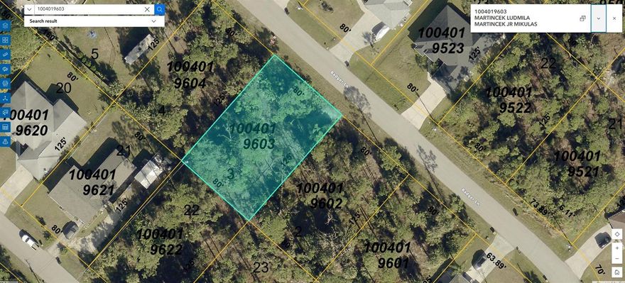 Standard building lot in a developing area of Norh Port.  Area of newer homes with new construction going on.  Several builders to choose from.  Close to shopping in North Port or Port Charlotte.  3 miles to I-75, exit 179, allowing easy commute to Sarasota or Fort Myers.