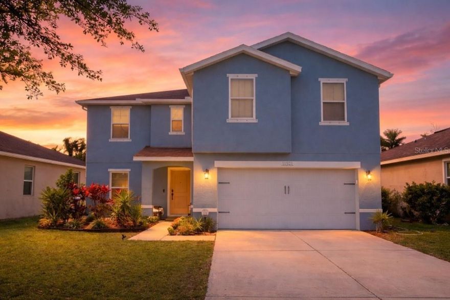 PRICE IMPROVED – Incredible Opportunity! Spacious and beautifully maintained 2016 KB Home in the desirable Tanglewood community of Gibsonton featuring peaceful pond + preserve views with no rear neighbors. This home offers approximately 2,650 sq ft plus a huge oversized loft that can easily function as a media room, playroom, office, homeschool space, or potential 4th bedroom area.
Designed with today’s lifestyle in mind, the open-concept layout includes spacious living and dining areas, abundant natural light, and a large kitchen with generous cabinet and counter space—perfect for entertaining or everyday family living. Upstairs, the private primary suite features a walk-in closet and ensuite bath, while secondary bedrooms offer room for family or guests.
Enjoy relaxing outdoor living in the fully fenced PVC backyard with underground irrigation and tranquil water views. Major updates include new water heater (2025) and stove/oven replaced in 2022. Low HOA of just $68/month. Quiet street with limited through traffic.
Conveniently located near Tampa, Brandon, MacDill AFB, shopping, dining, parks, schools, and major commuter routes.
Outstanding value for size, lot, and location—schedule your private showing today before this one is gone!