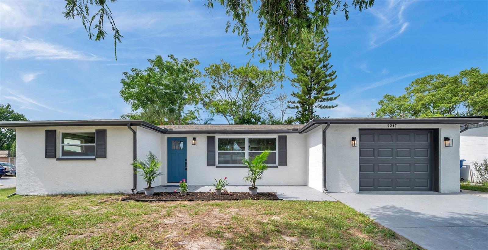 Fully Remodeled 3/2 Home on Corner Lot – No HOA, No Flood Zone – New Port Richey
Welcome to this beautifully updated 3-bedroom, 2-bathroom home nestled in a quiet, established neighborhood of New Port Richey. Situated on a desirable corner lot, this property has been fully renovated inside and out, offering peace of mind and stylish, modern finishes throughout. High and dry—no flood zone and no storm damage from last year’s hurricanes.
Everything has been done for you: newer roof 2024, newer A/C, brand-new kitchen and bathrooms, luxury vinyl plank flooring throughout, and fresh interior and exterior paint. The kitchen and baths showcase high-quality real wood cabinets with plywood construction, soft-close doors, dovetail drawers, quartz countertops, a modern glass herringbone backsplash, and new stainless steel appliances.
The spacious primary bedroom features a walk-in closet and a private en-suite bath for added comfort and convenience. Both bathrooms are elegantly finished with porcelain tile flooring, complementing the clean, cohesive design of the home.
With no HOA and no CDD, this move-in ready property offers flexibility and freedom. Whether you're a first-time buyer, downsizing, or investing, this completely renovated home checks all the boxes.