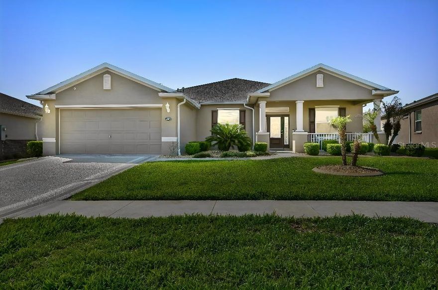 Seller’s are Motivated! Beautifully maintained 4/3 with an office, brand new roof (1/2026) and whole house generator is available in Arlington Ridge, a 55+ neighborhood with golf, tennis, pickleball, restaurant, bar, 2 pools, fitness center, movie theatre, and spa rooms.

Expansive open floor plan great for friends, family and entertaining. A large family/living room combo with separate formal dining room and breakfast nook. Huge kitchen with 10’ Granite island. New paint and appliances 4 years ago and all new light fixtures.

Spacious Master Bedroom with Walk-in Shower and large Walk-in Closet. Nice sized 2nd Bedroom with it’s own Full-Bath while the 3rd and 4th bedrooms share both privacy and a 3rd Bathroom.  2 car garage with attic. 9’ ceilings.

Beautiful covered front porch to sit and enjoy the view on a nice summer evening. There is a covered and screened in back porch with an additional electric storm screen that is used for privacy or perfect for those windy or rainy days!

Excellent neighborhood, quiet and ideal for those who still “work from home”.  Less than 5 miles from The Villages.

The Bond on this house is already paid for!