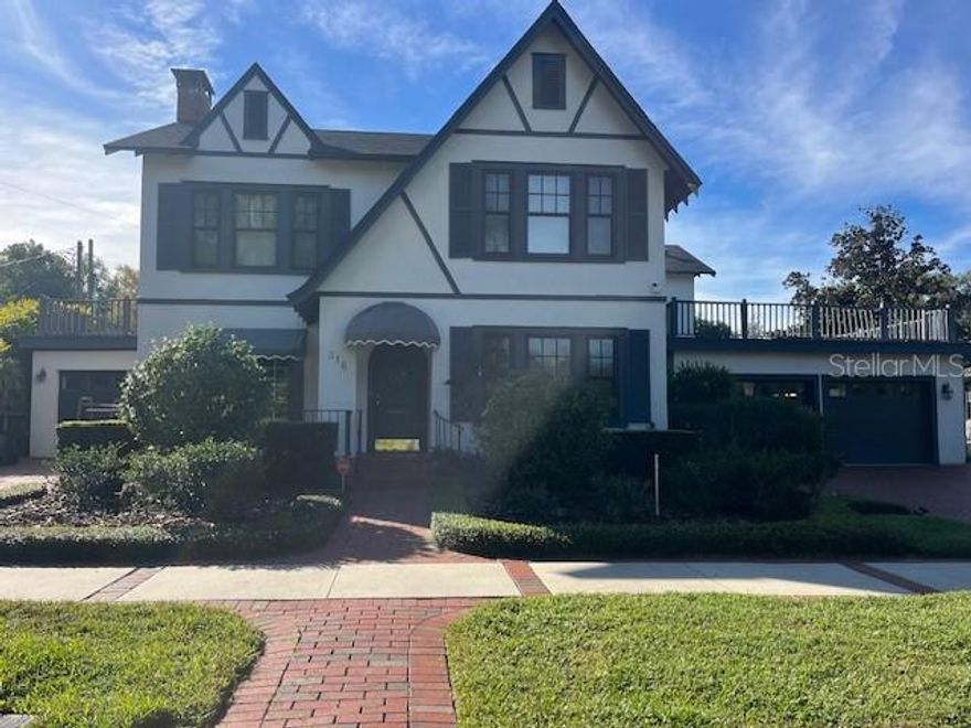 Beautiful Tudor Revival Executive Compound with a screened in pool located in the heart of Delaney Park and Lake Copeland in the sought after A+++ Blankner / Boone School district. Just blocks away from Orlando Regional Medical Center and downtown. This lovely home features a four car garage and a garden house. Lawn Care and Pool Care is included in the rental fee.