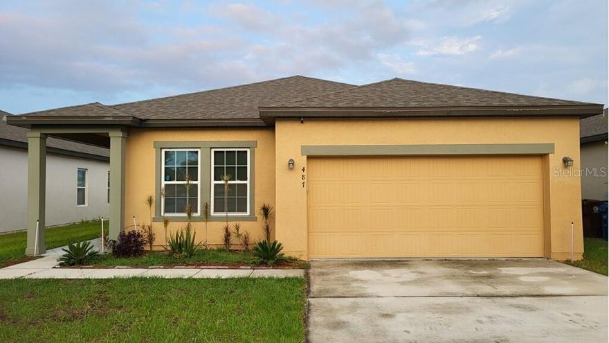 One or more photo(s) has been virtually staged. Nice house close to Disney 25min to 35 min top. Nice neighborhood only 85 houses in the subdivision. Close to school Posner Mall, Lowes , Walmart etc. Community pool available. Include washer and dryer . Nice backyards for pet or nice BBQ's