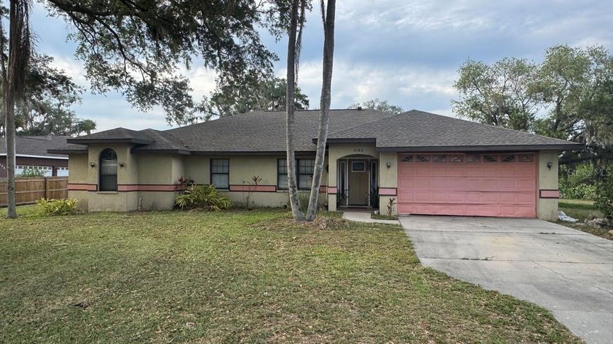 Motivated Seller. Call For Details. 
4 bedroom 2 bath, 2 car garage, Entertainment Pavillion, and pool with a second buildable lot with a well! Lots of potential with this one. 
First two acres only. Rear four acres are not part of the transaction.
