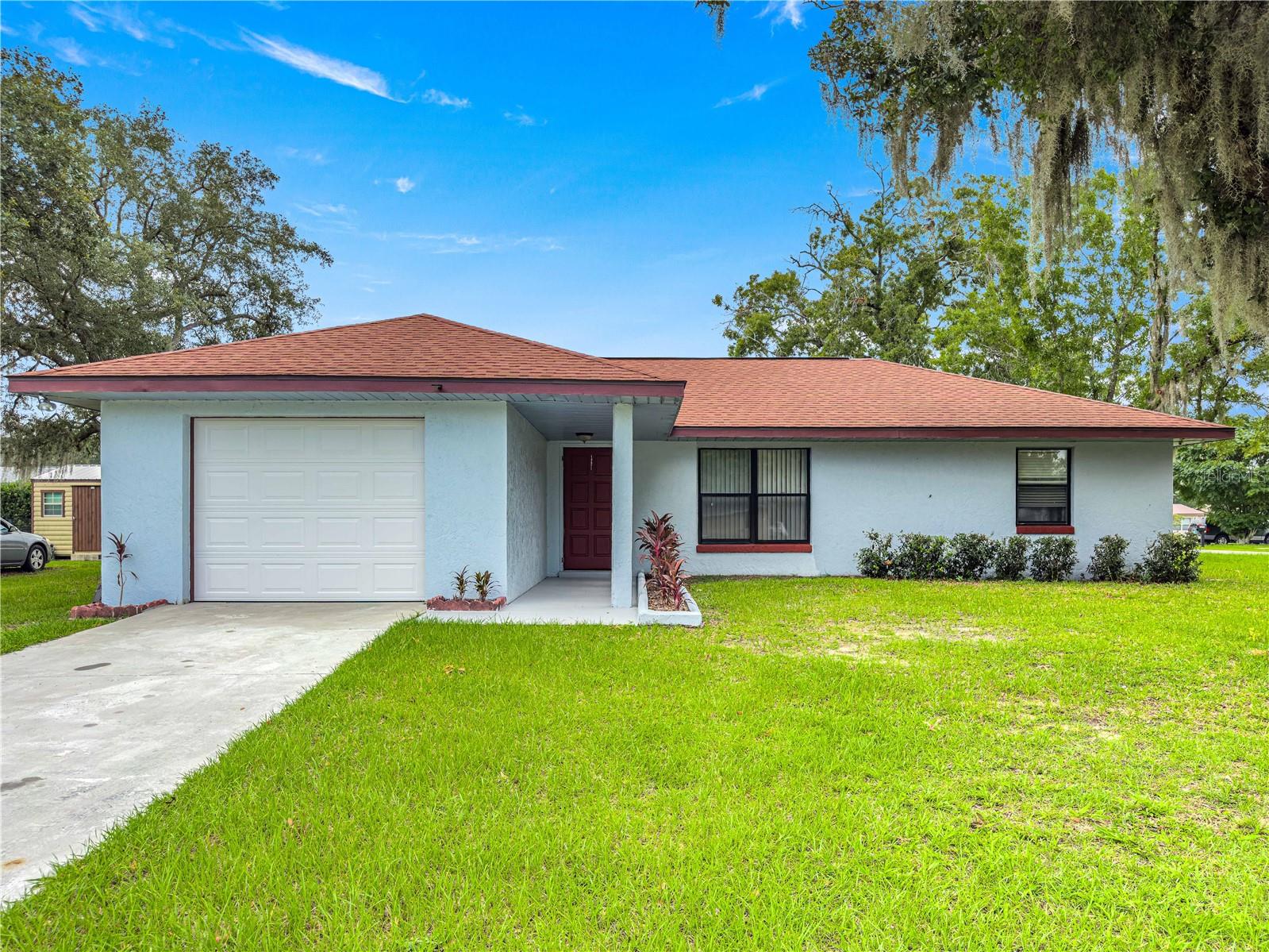 Charming 3-Bed, 2-Bath home on a Corner Lot in Marion Oaks!
Welcome home to this concrete block stucco (CBS) residence, perfectly located in a family-friendly neighborhood offering great community amenities only 5 minutes from the community center, library, splash pad, basketball courts, playground, and more.
This home features a desirable split-bedroom floor plan with tile flooring throughout—no carpet to worry about! Enjoy recent updates such as a 2020 roof, 2024 exterior and 2025 interior paint, and a brand-new garage door and opener. A new hot water heater was also installed in 2024, offering added peace of mind. Sitting on a corner lot with sidewalks, for enjoying evening strolls through the neighborhood. This home provides easy access to I-75 and Highway 484, making commuting a breeze. You'll also be close to shopping, dining, and medical facilities, making this an ideal location for convenience and comfort. This move-in ready home checks all the boxes—schedule your showing today!